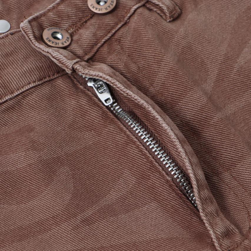 Hellstar Brown Camo Denim Shorts - EUR FASHION