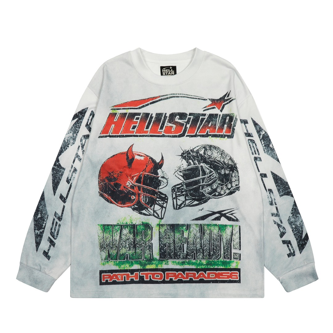 Hellstar War Ready! Longsleeve T-Shirt  - EUR FASHION