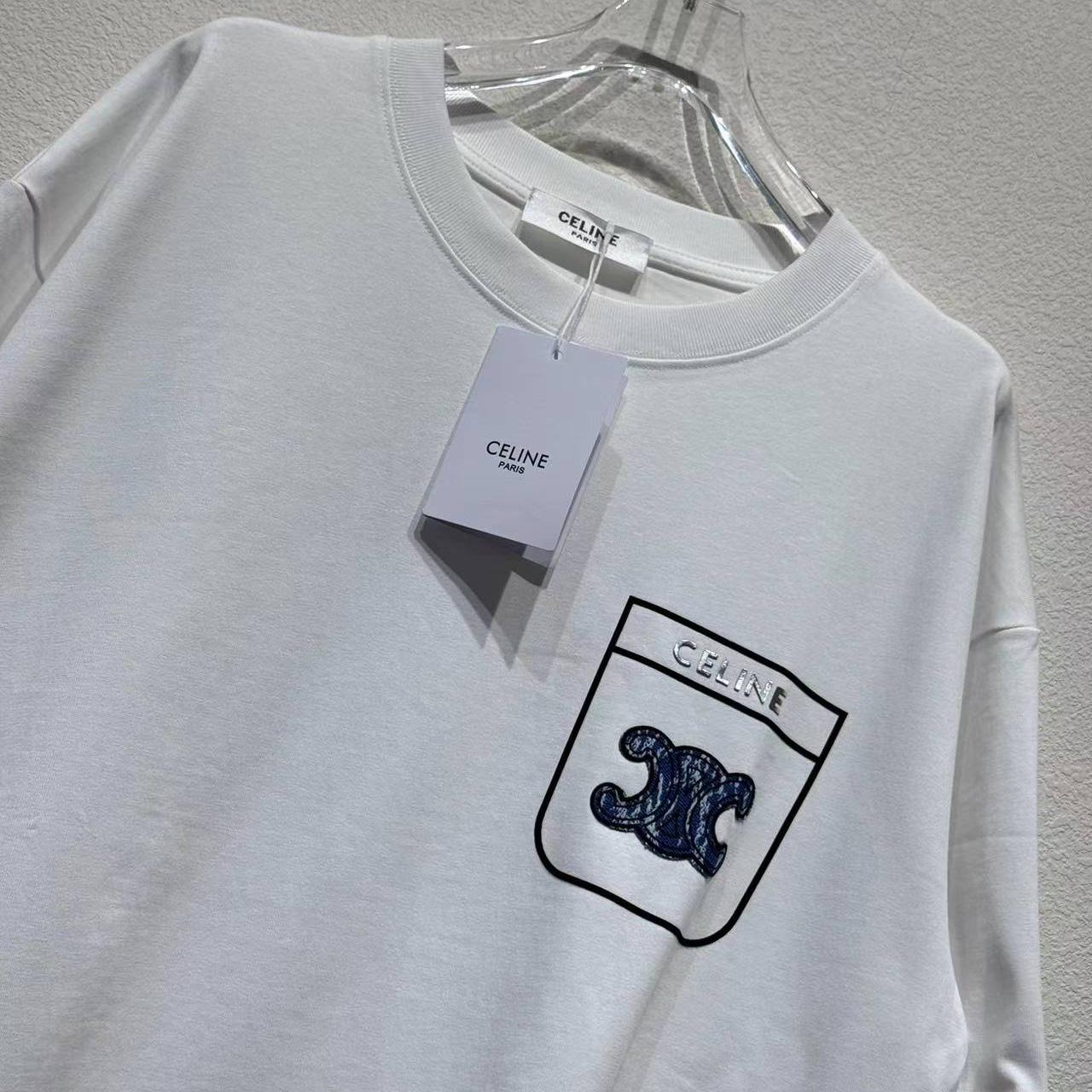 Celine Cotton Tee - EUR FASHION