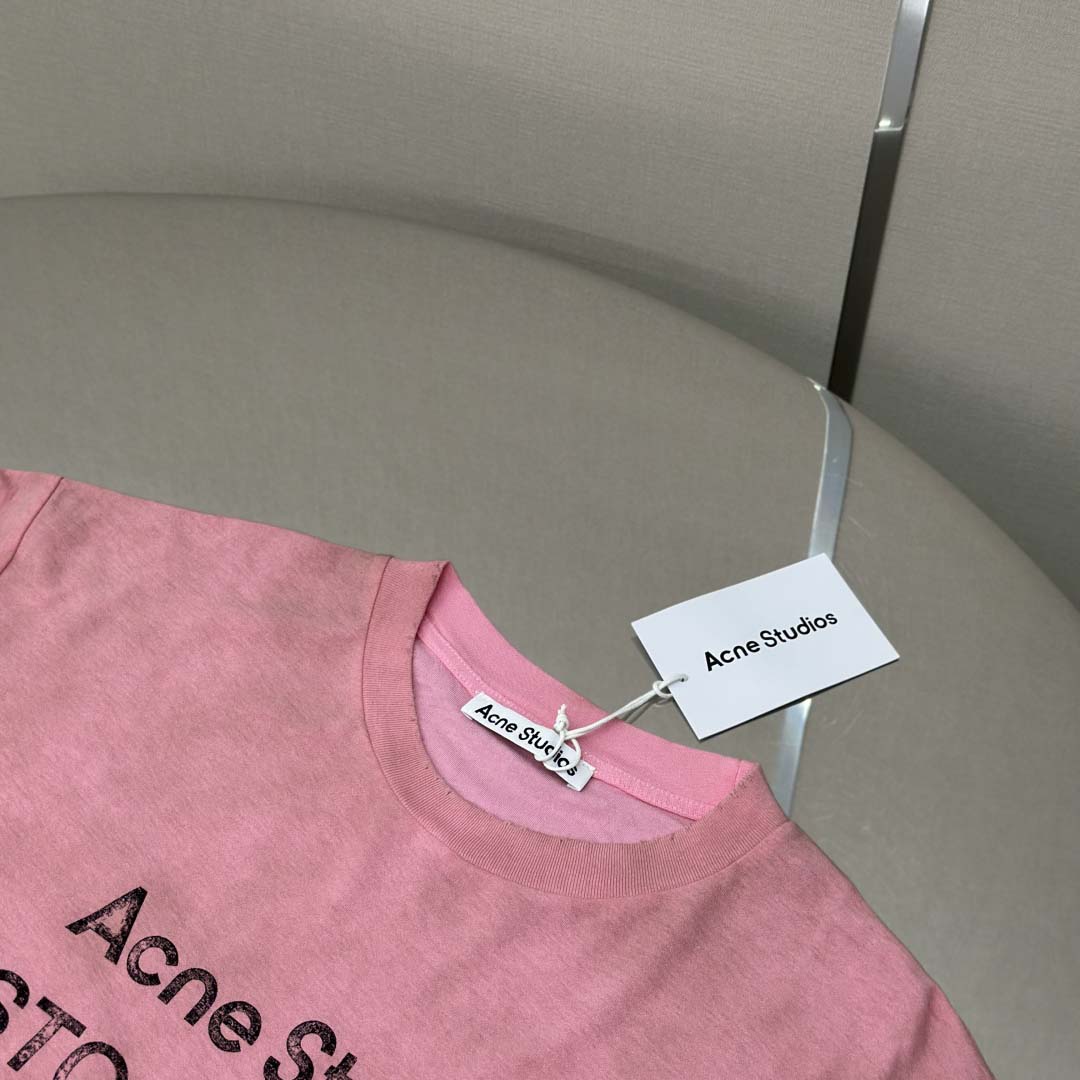 Acne Studios Logo T-shirt - Relaxed Fit - EUR FASHION