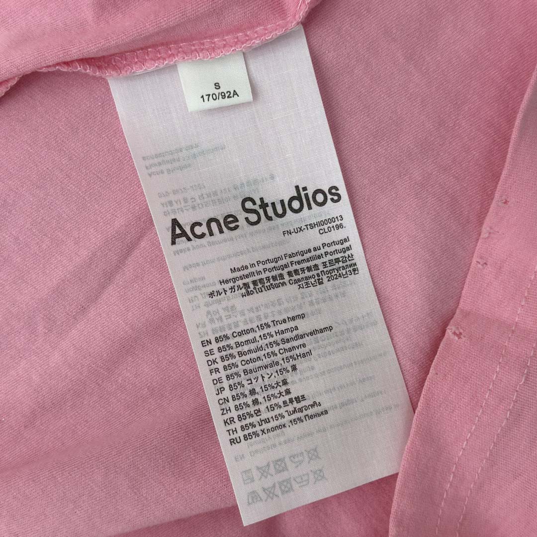 Acne Studios Logo T-shirt - Relaxed Fit - EUR FASHION