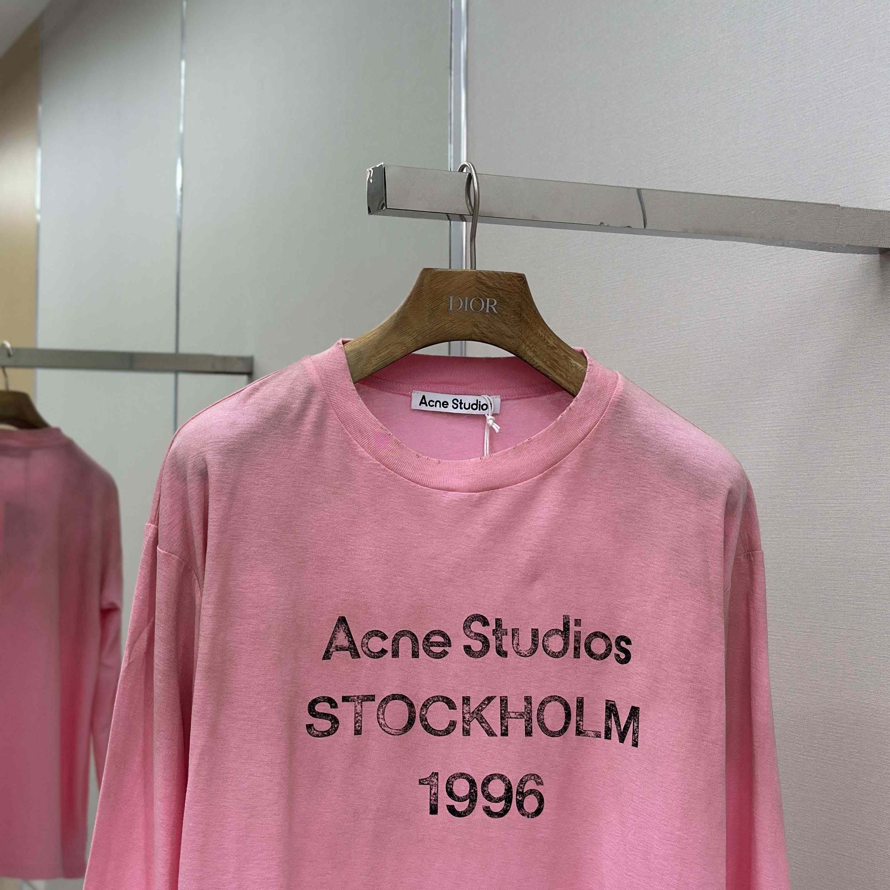 Acne Studios Logo T-shirt - Relaxed Fit - EUR FASHION