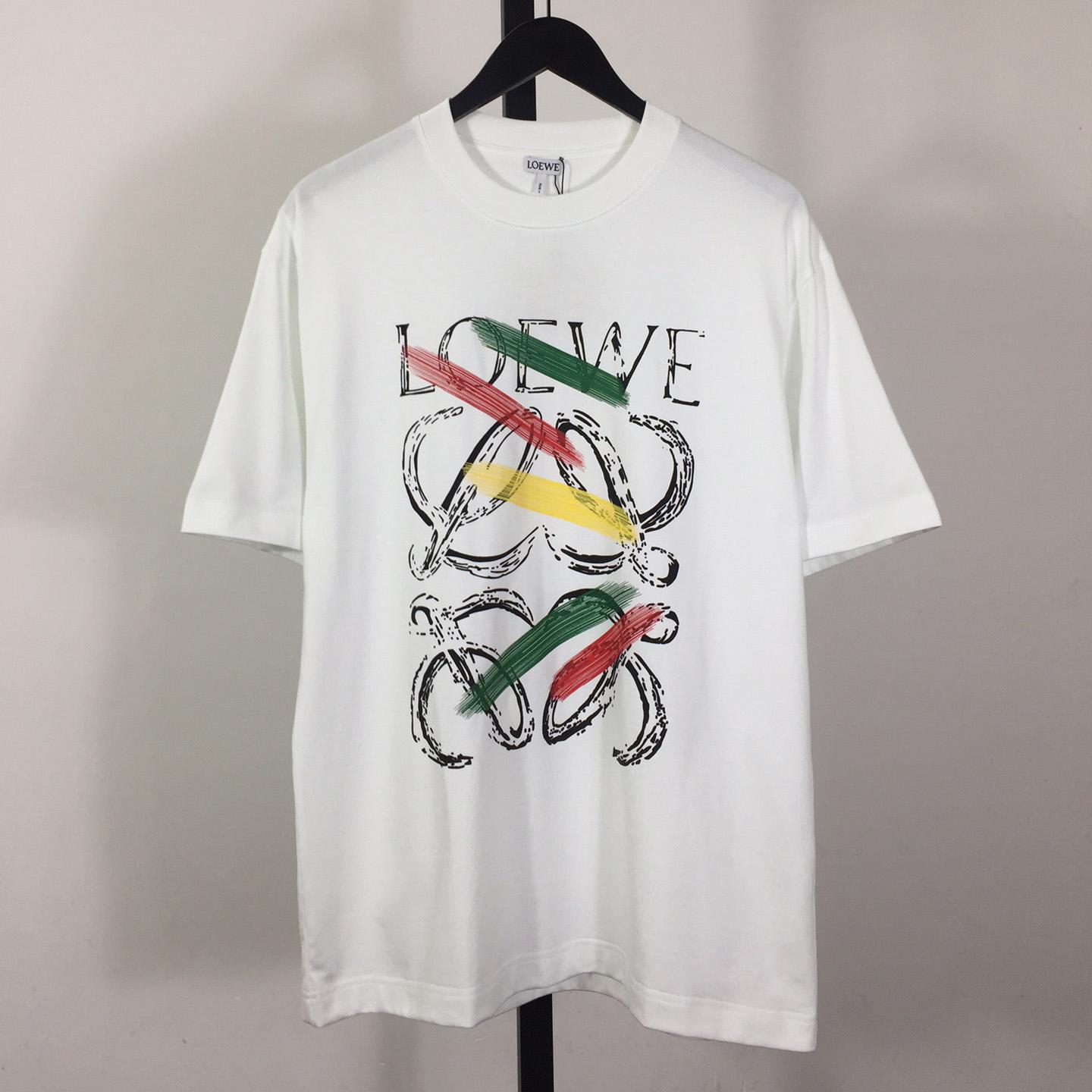 Loewe Loose Fit T-shirt In Cotton - EUR FASHION
