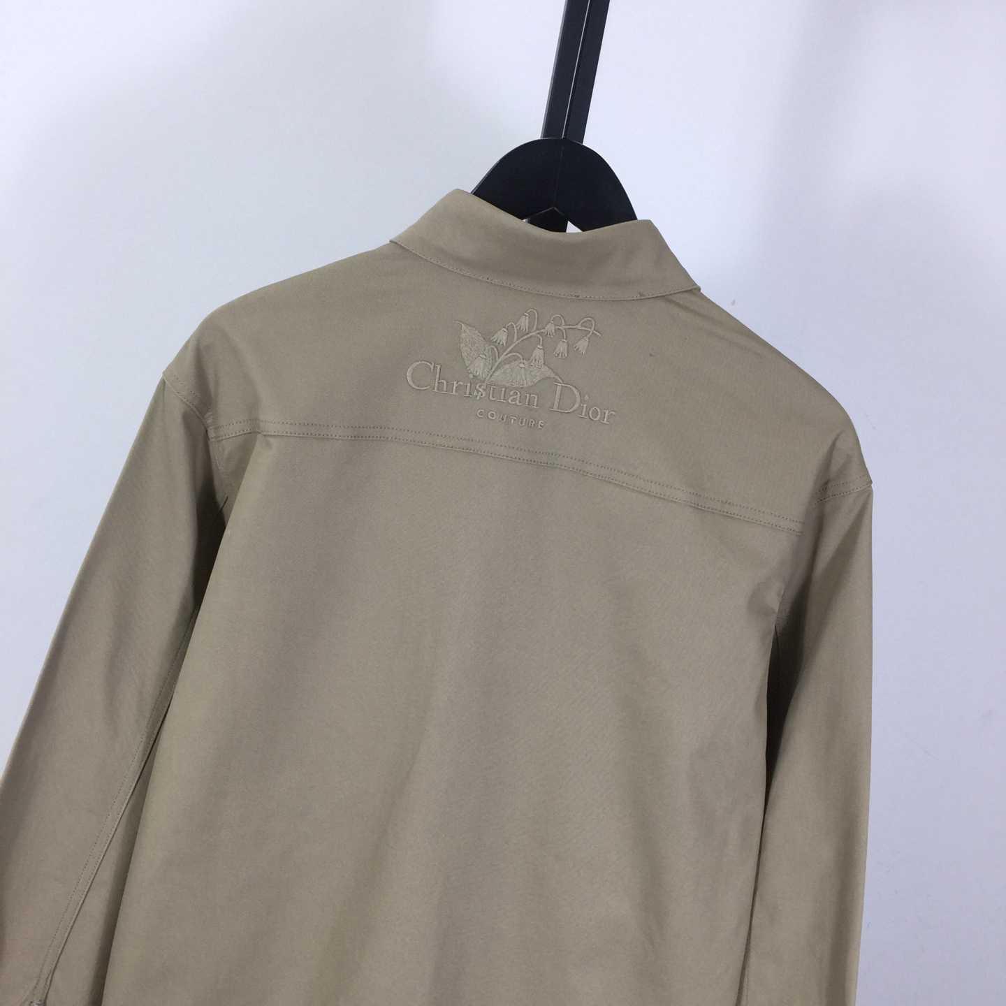 Christian Dior Couture Lily of the Valley Shirt Beige Cotton Tvvill - EUR FASHION