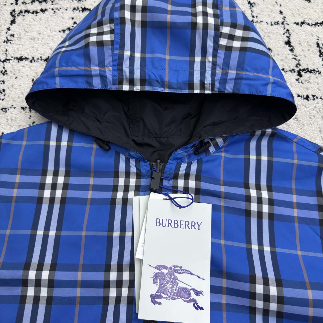 Burberry Reversible Check Hooded Jacket - EUR FASHION