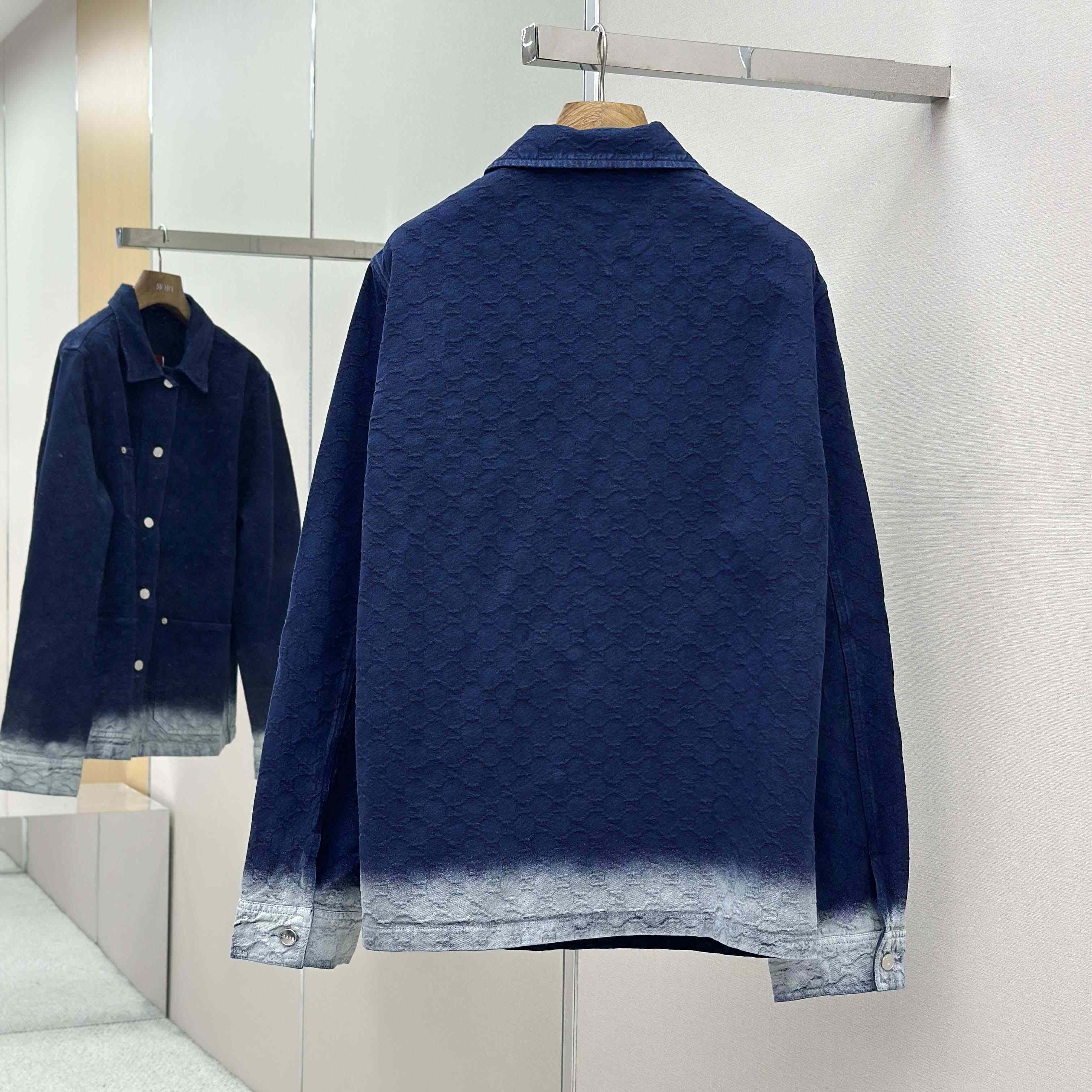 Gucci Bleached GG Cotton Denim Jacquard Shirt - EUR FASHION