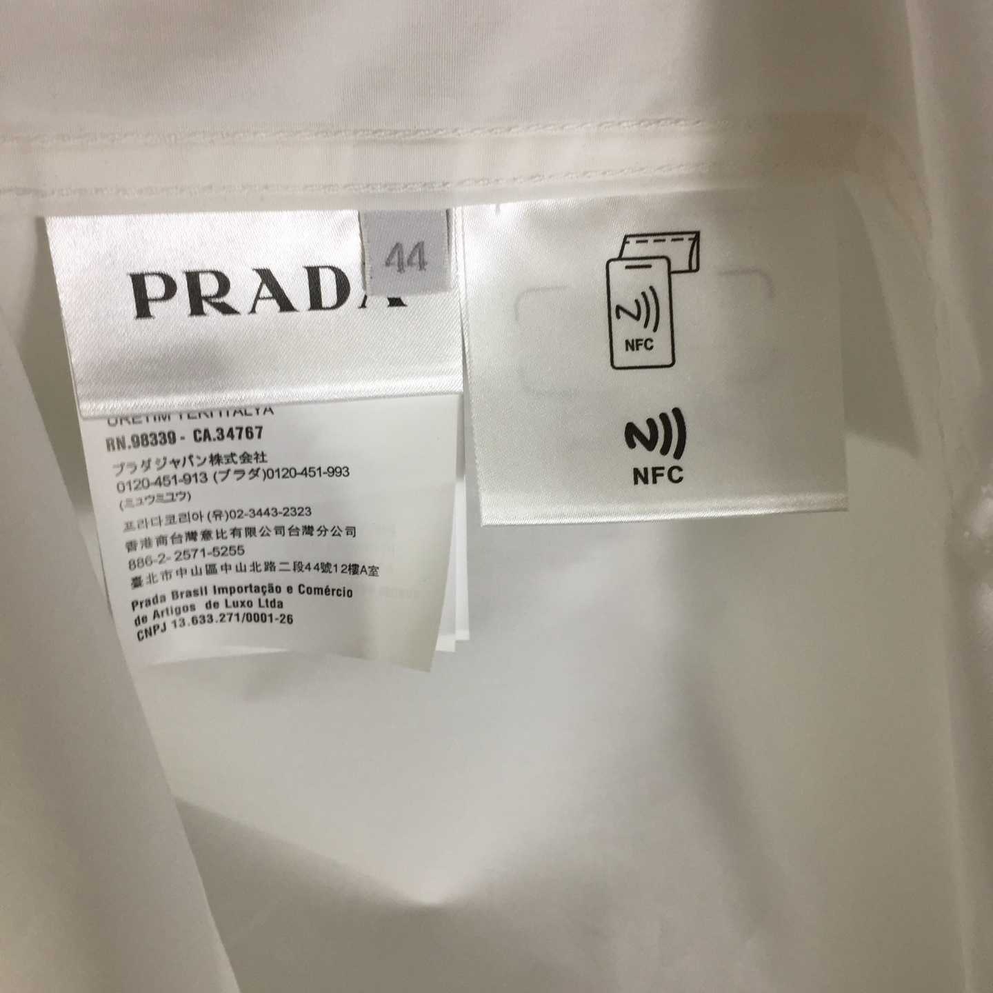 Prada Poplin Shirt - EUR FASHION