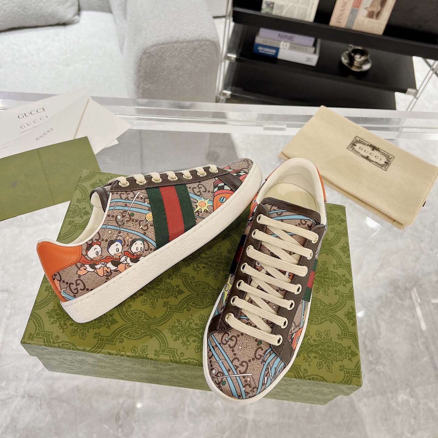 Disney x Gucci Ace 'Huey, Dewey and Louie' - EUR FASHION