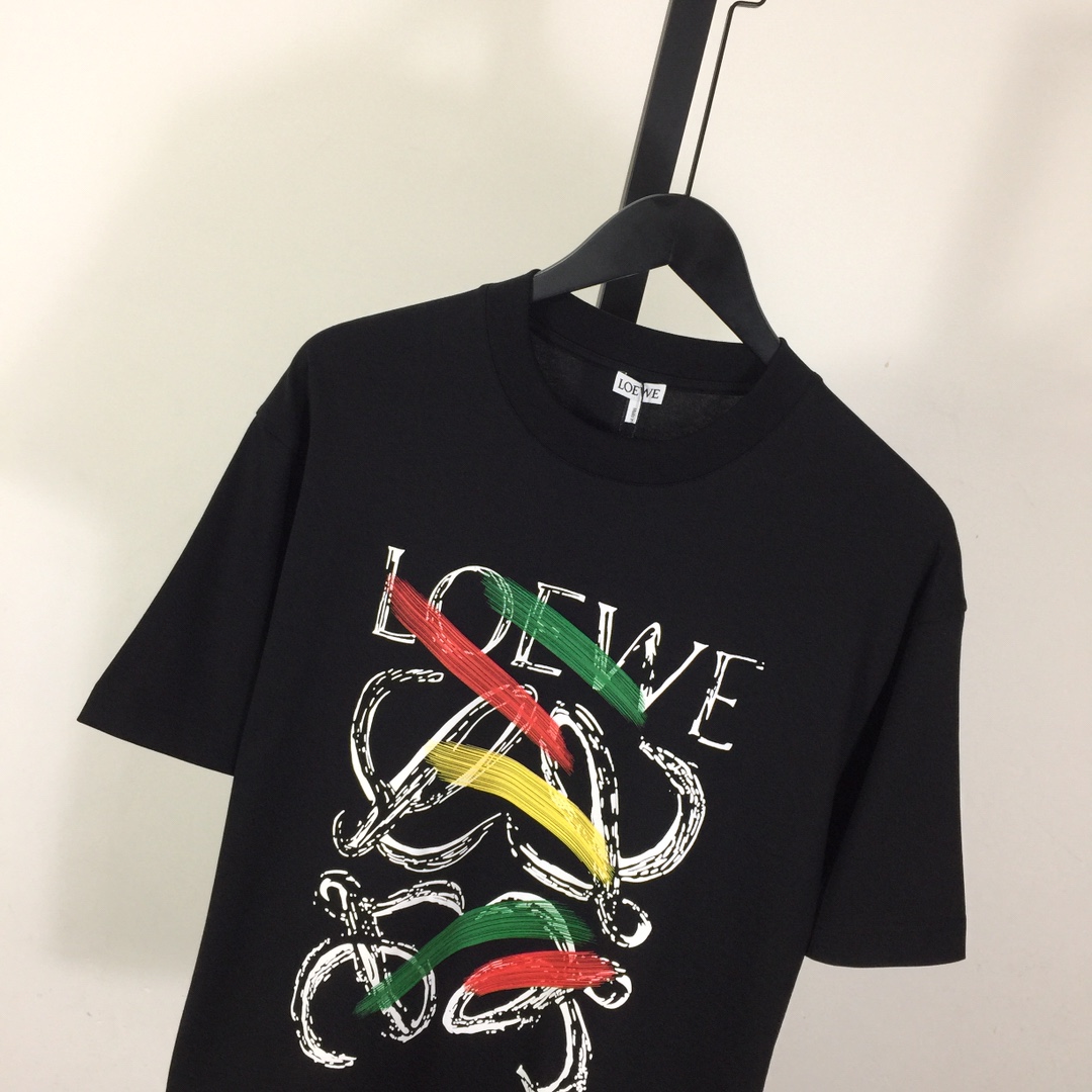 Loewe Loose Fit T-shirt In Cotton - EUR FASHION