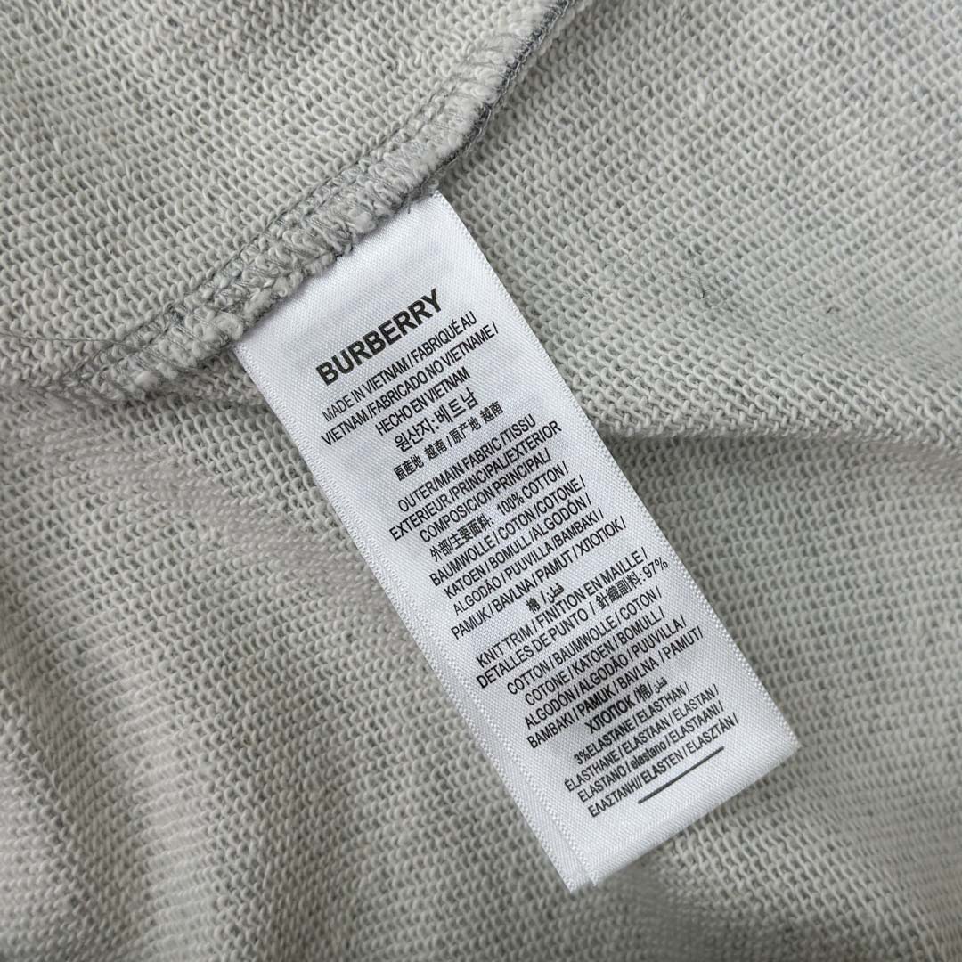 Burberry Check Trim Cotton Hoodie - EUR FASHION