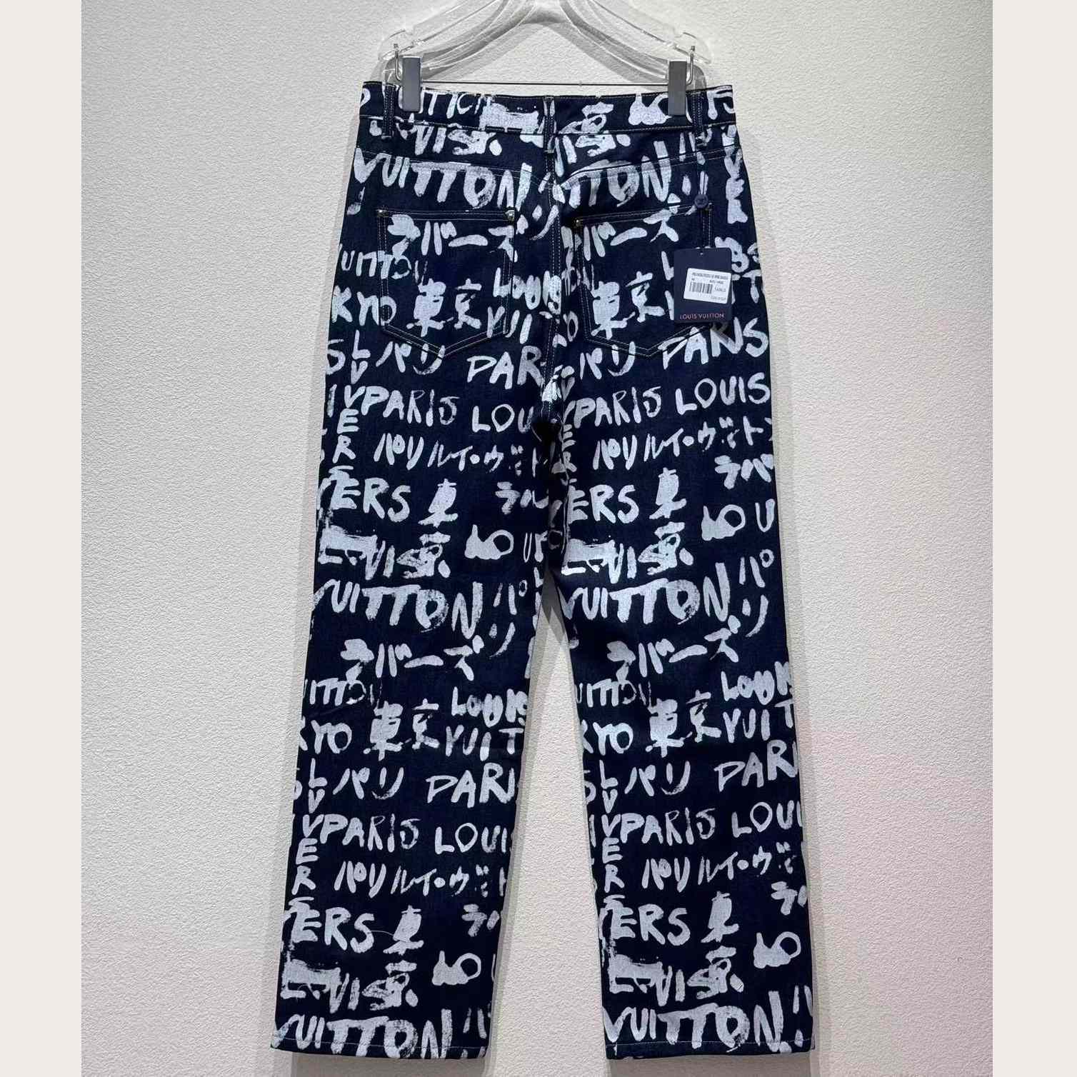 Louis Vuitton Denim Skate Pants   1AILT0 - EUR FASHION