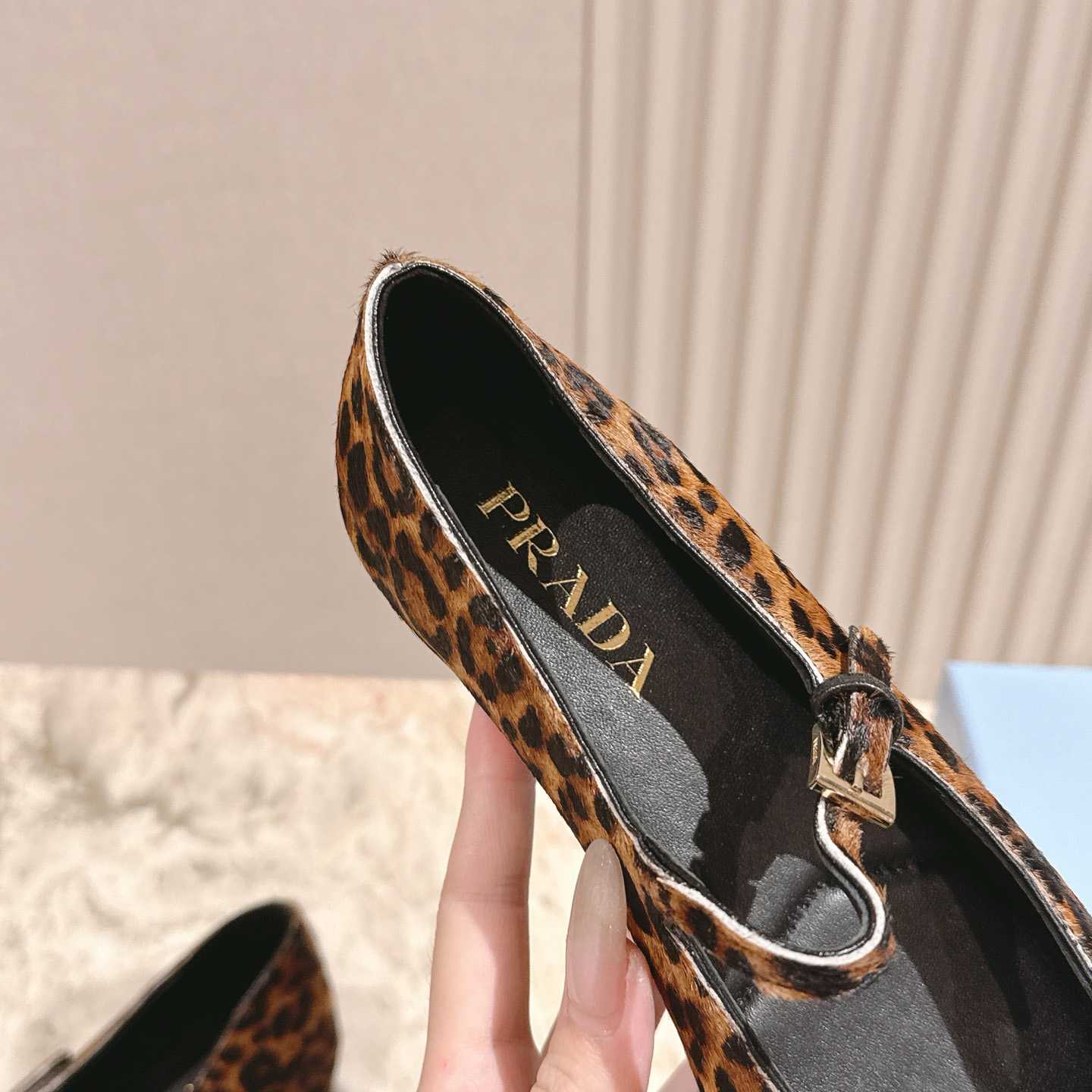 Prada leopard-print Ballerina Shoes - EUR FASHION