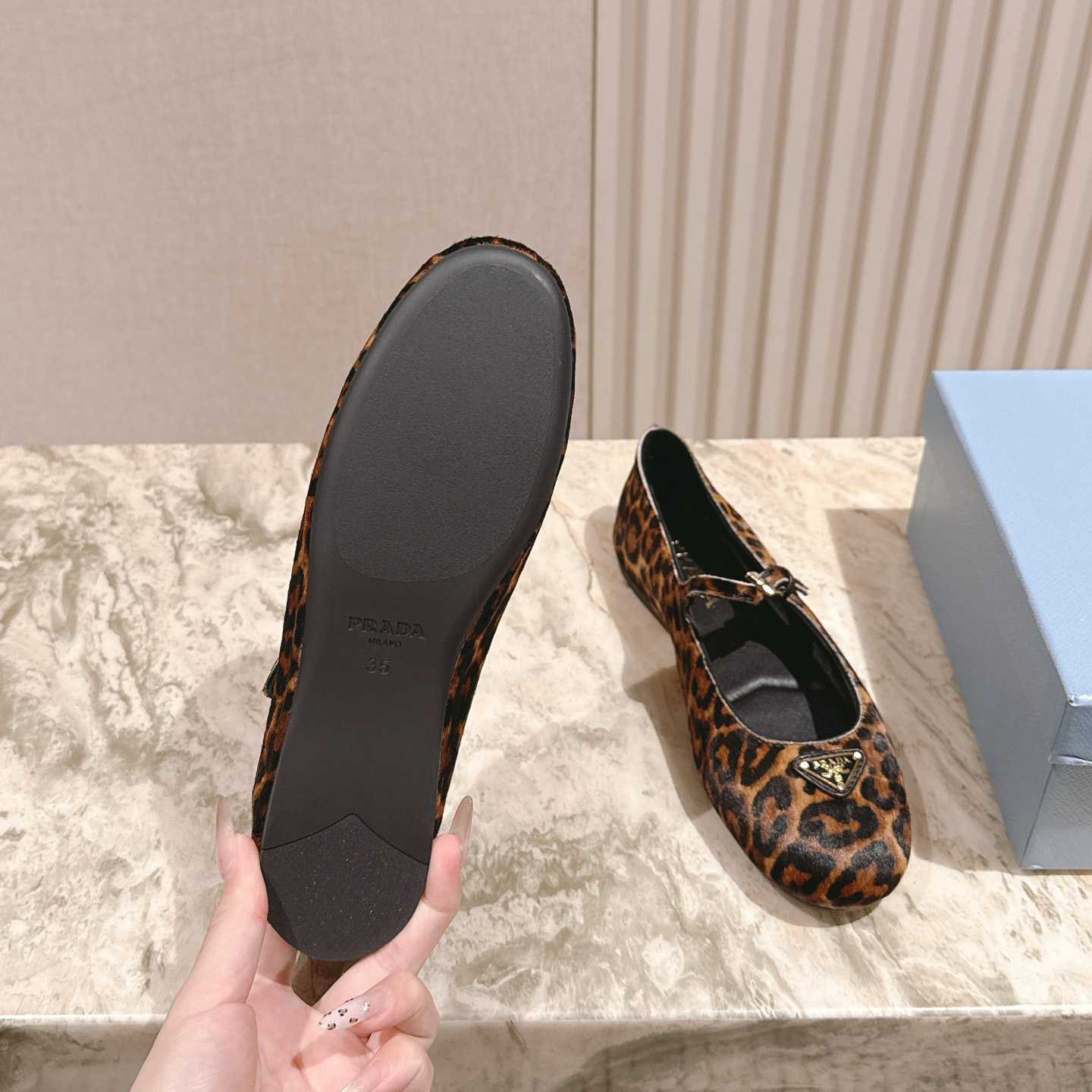 Prada leopard-print Ballerina Shoes - EUR FASHION