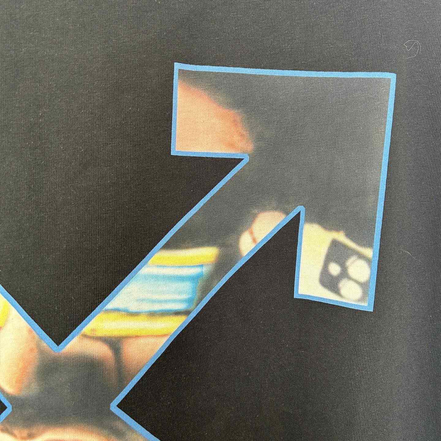 Off-White Black Barber Arrow T-Shirt - EUR FASHION