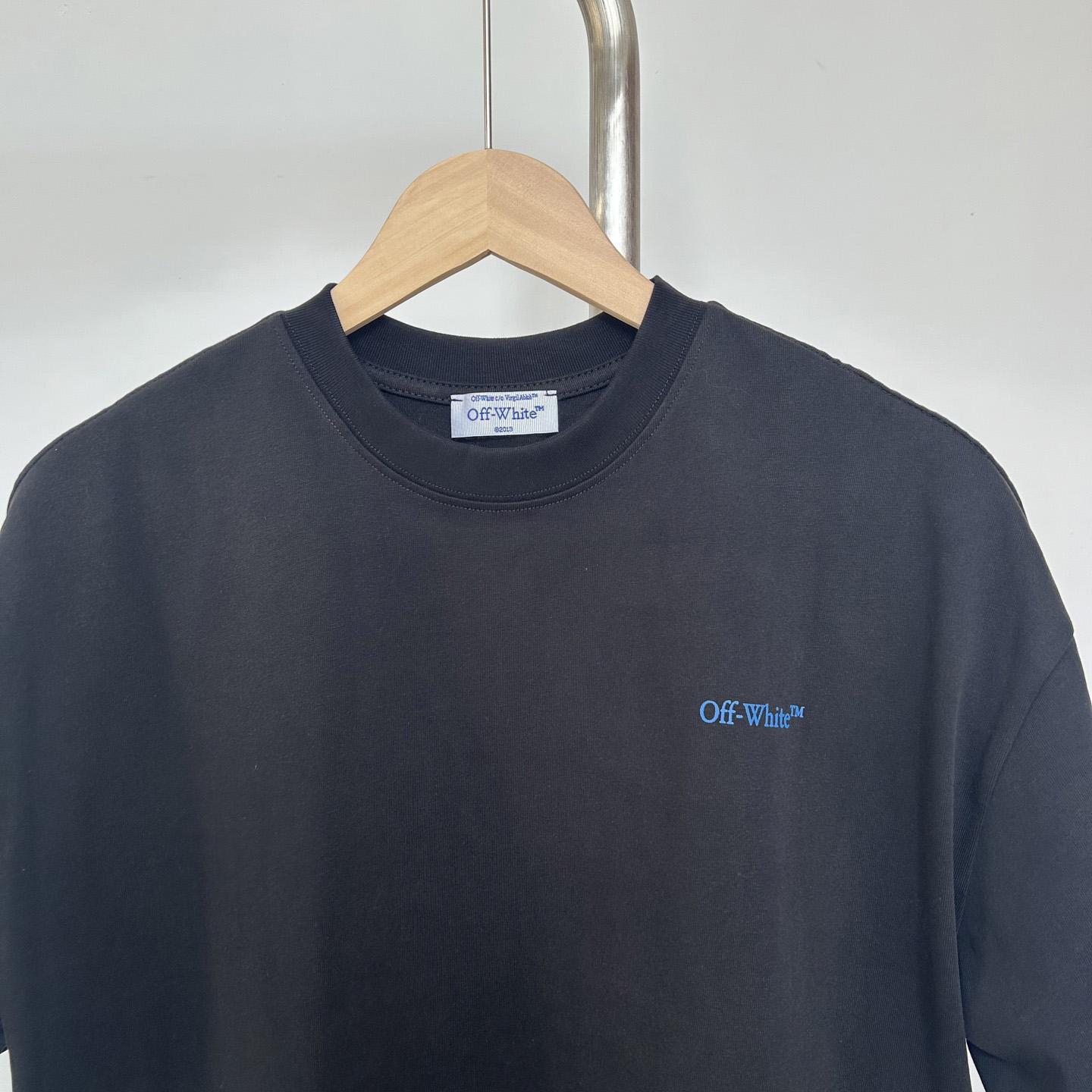 Off-White Black Barber Arrow T-Shirt - EUR FASHION