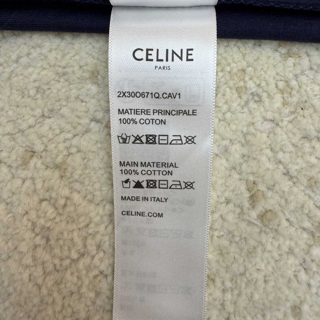 Celine Triomphe Regular T-shirt In Cotton Jersey - EUR FASHION