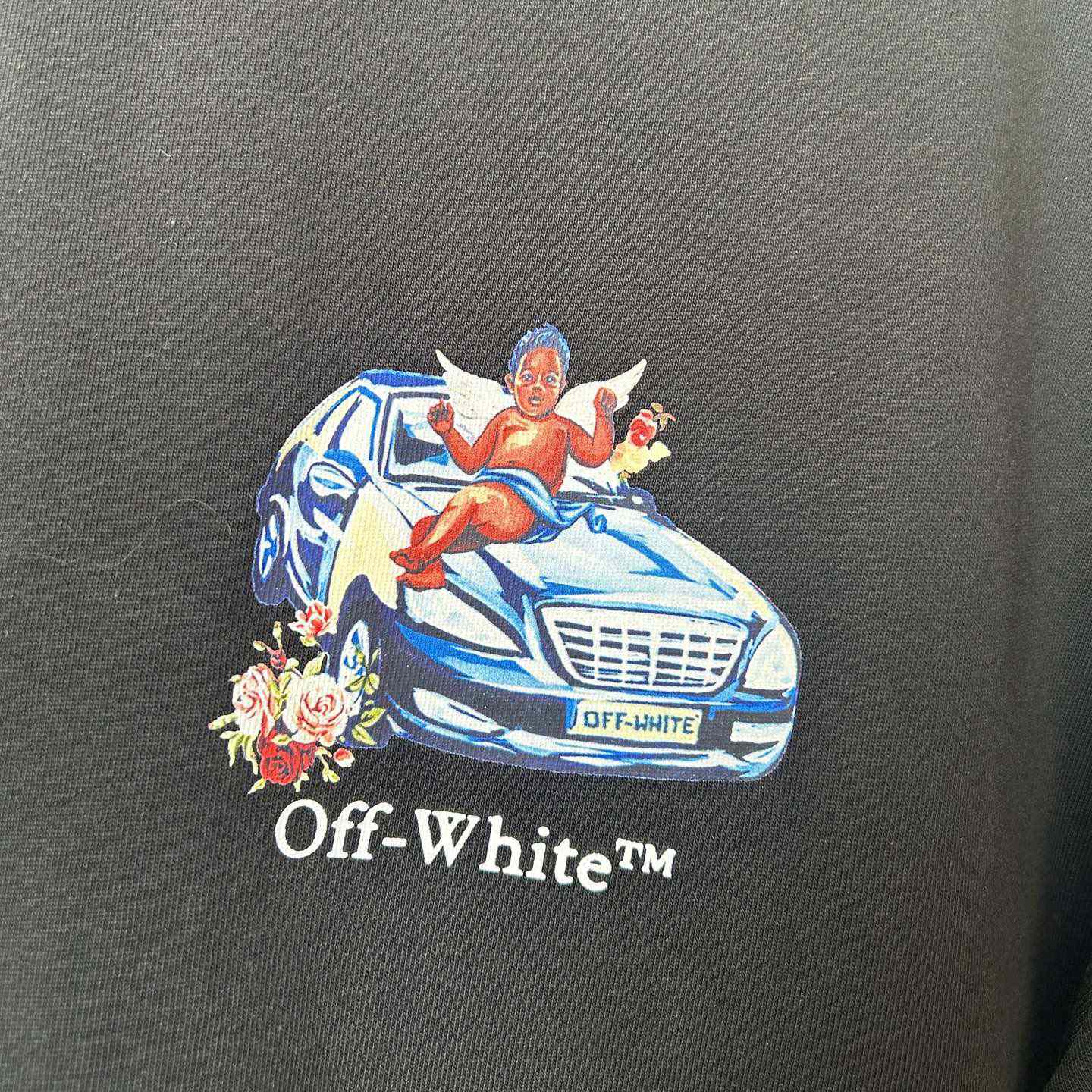 Off-White Black Fresco Arrow T-Shirt    - EUR FASHION