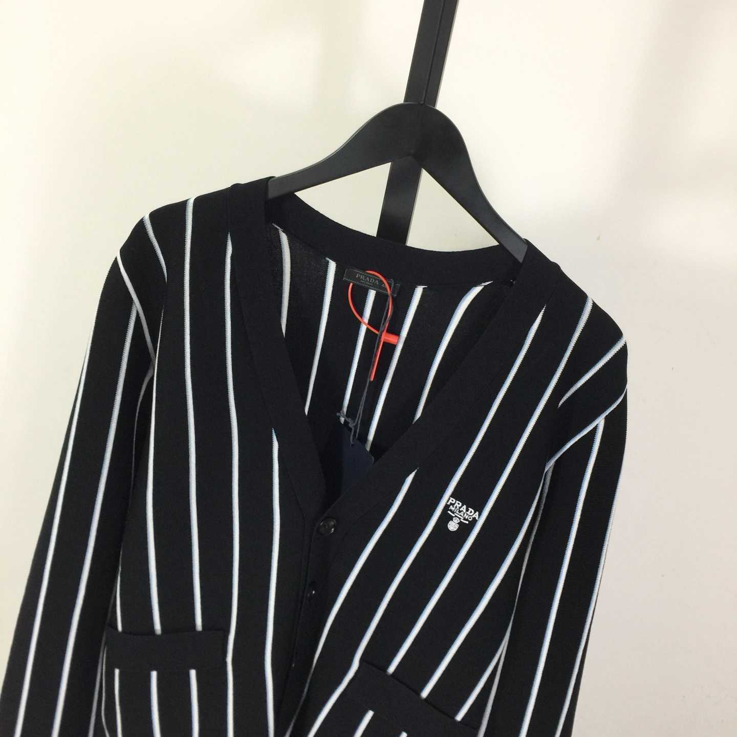 Prada Black Wool Cardigan - EUR FASHION