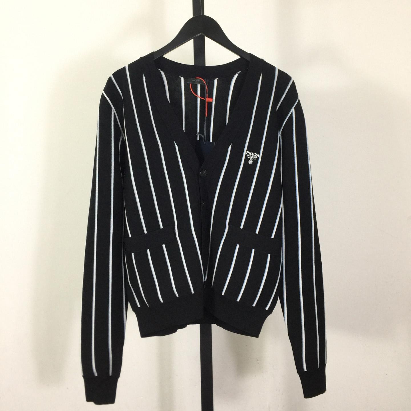 Prada Black Wool Cardigan - EUR FASHION