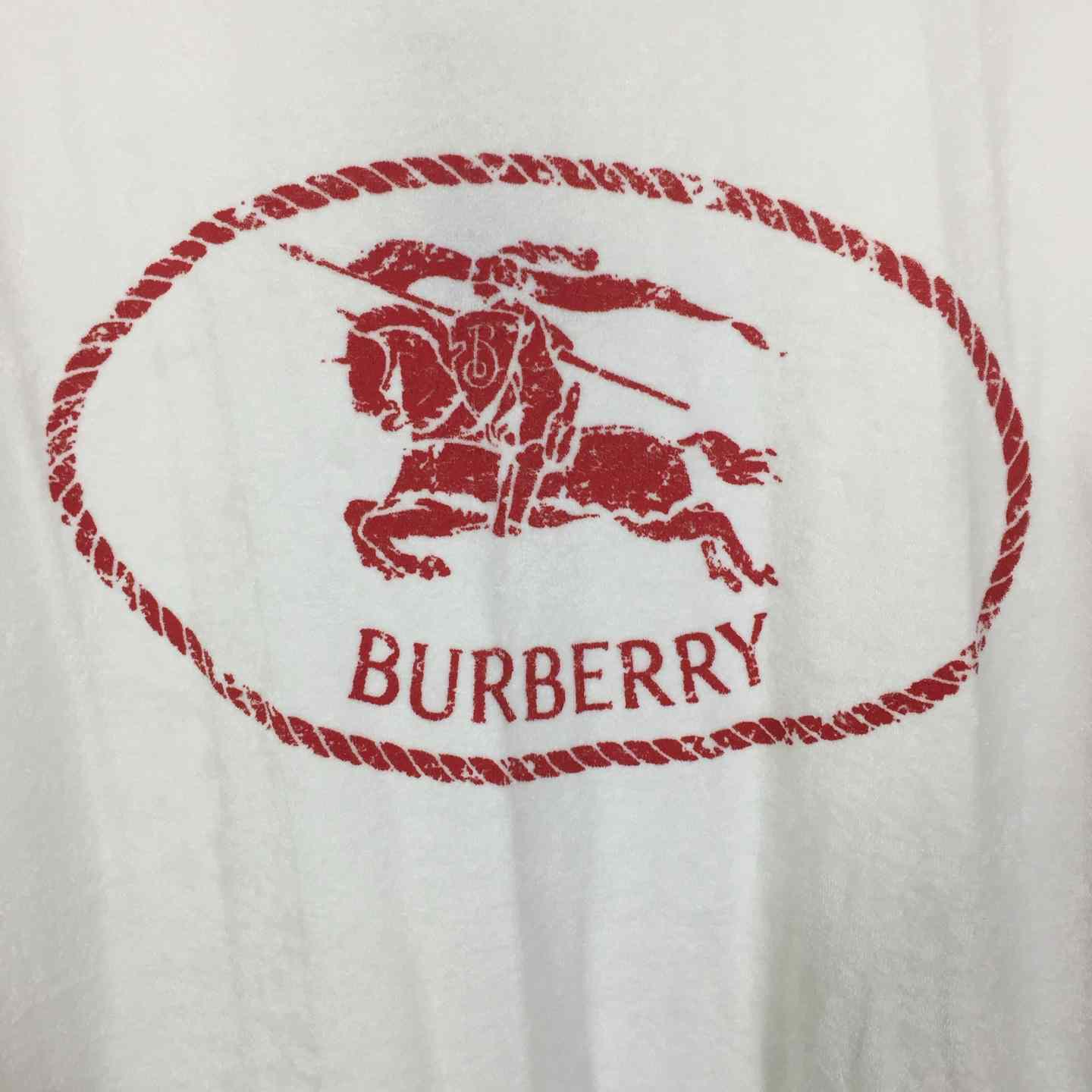Burberry Knight Stamp Towelling T-shirt - EUR FASHION