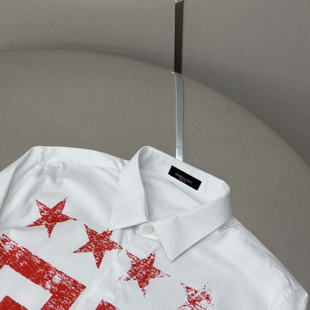 Givenchy Cotton Shirt with 4G Stars - EUR FASHION