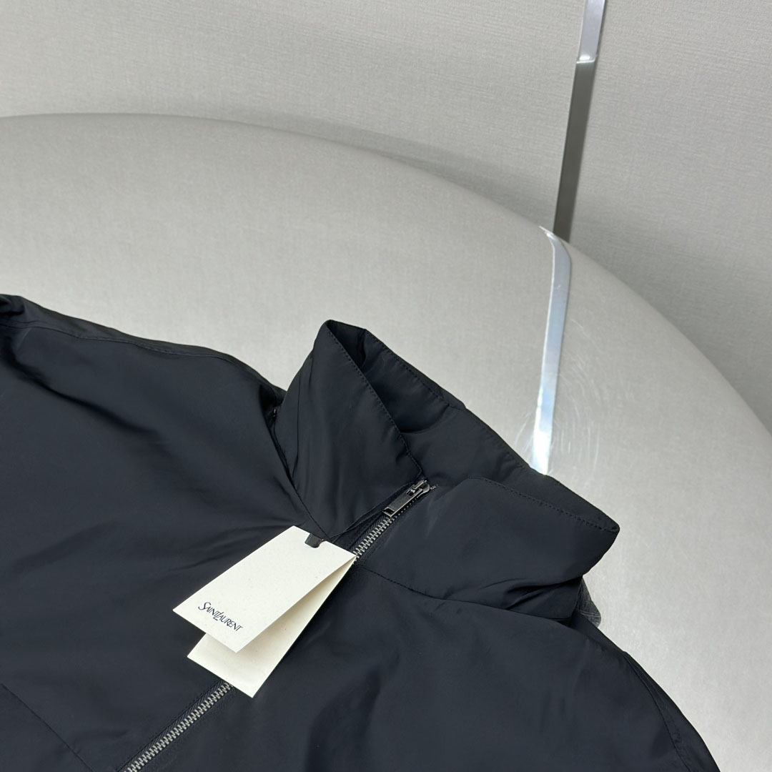 Saint Laurent Blouson In Serge - EUR FASHION