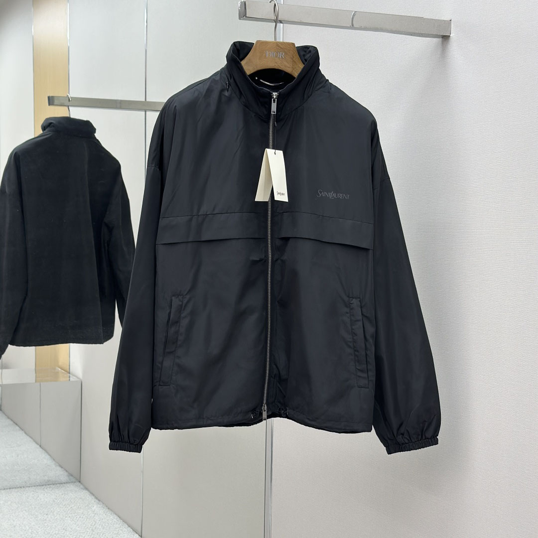 Saint Laurent Blouson In Serge - EUR FASHION