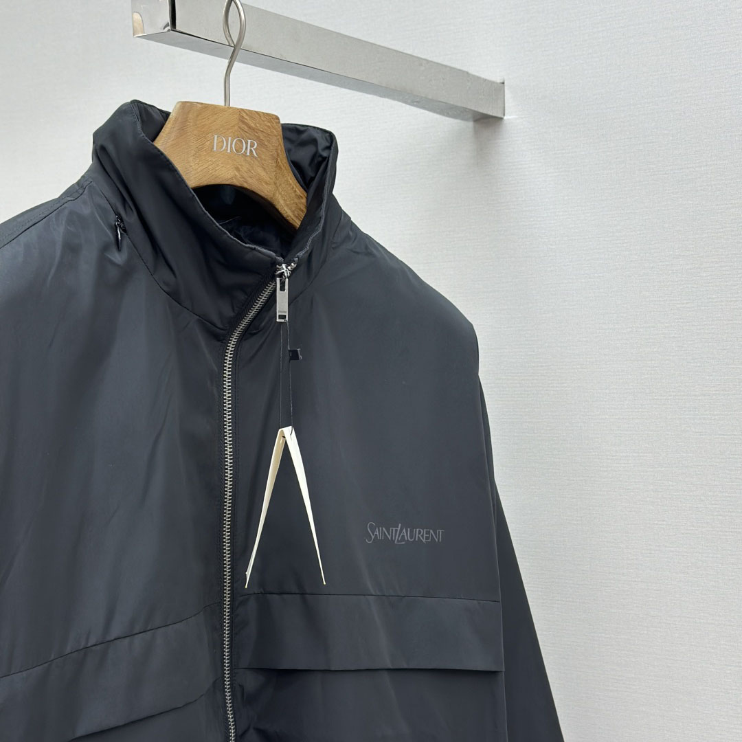 Saint Laurent Blouson In Serge - EUR FASHION