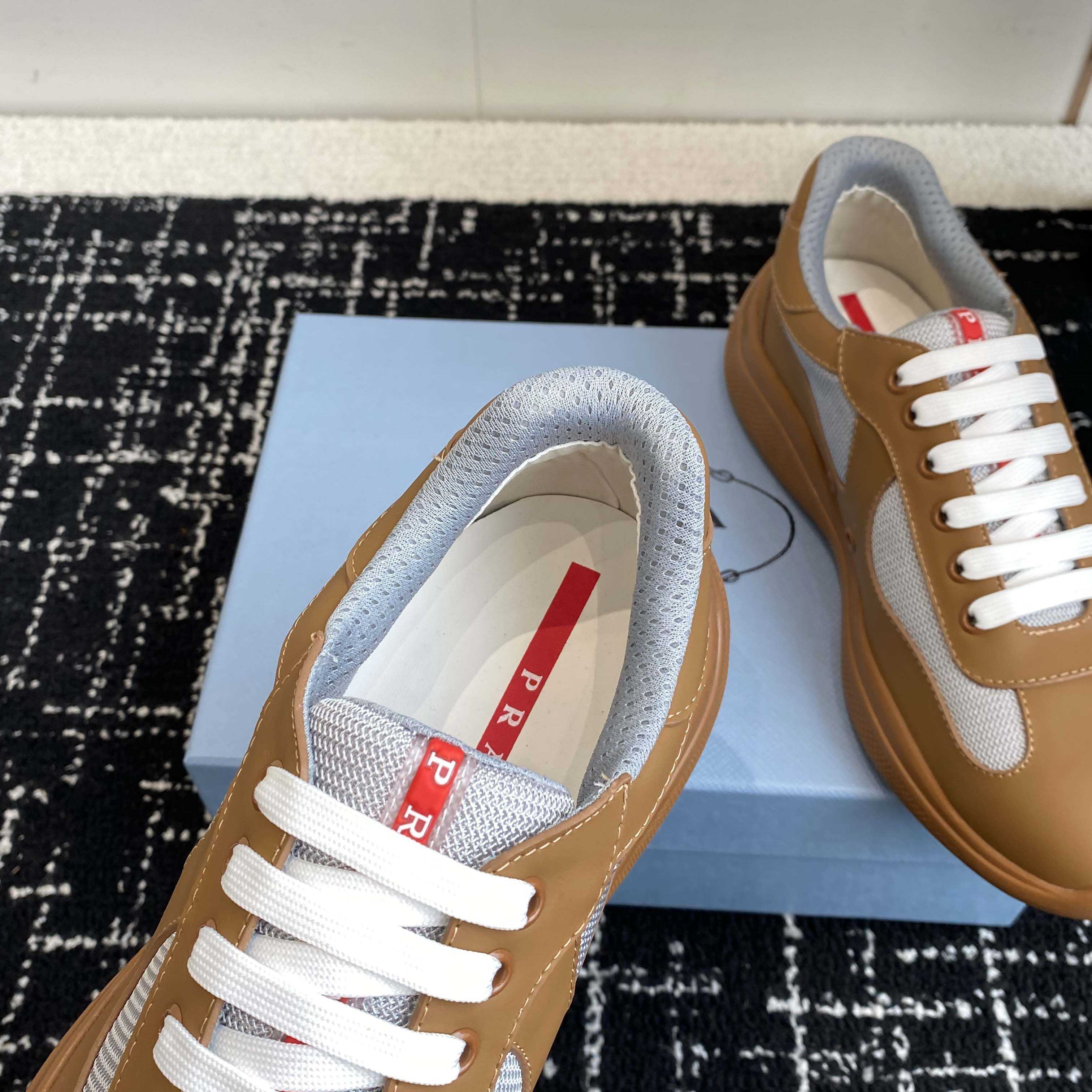 Prada America's Cup Soft Rubber And Bike Fabric Sneakers - EUR FASHION