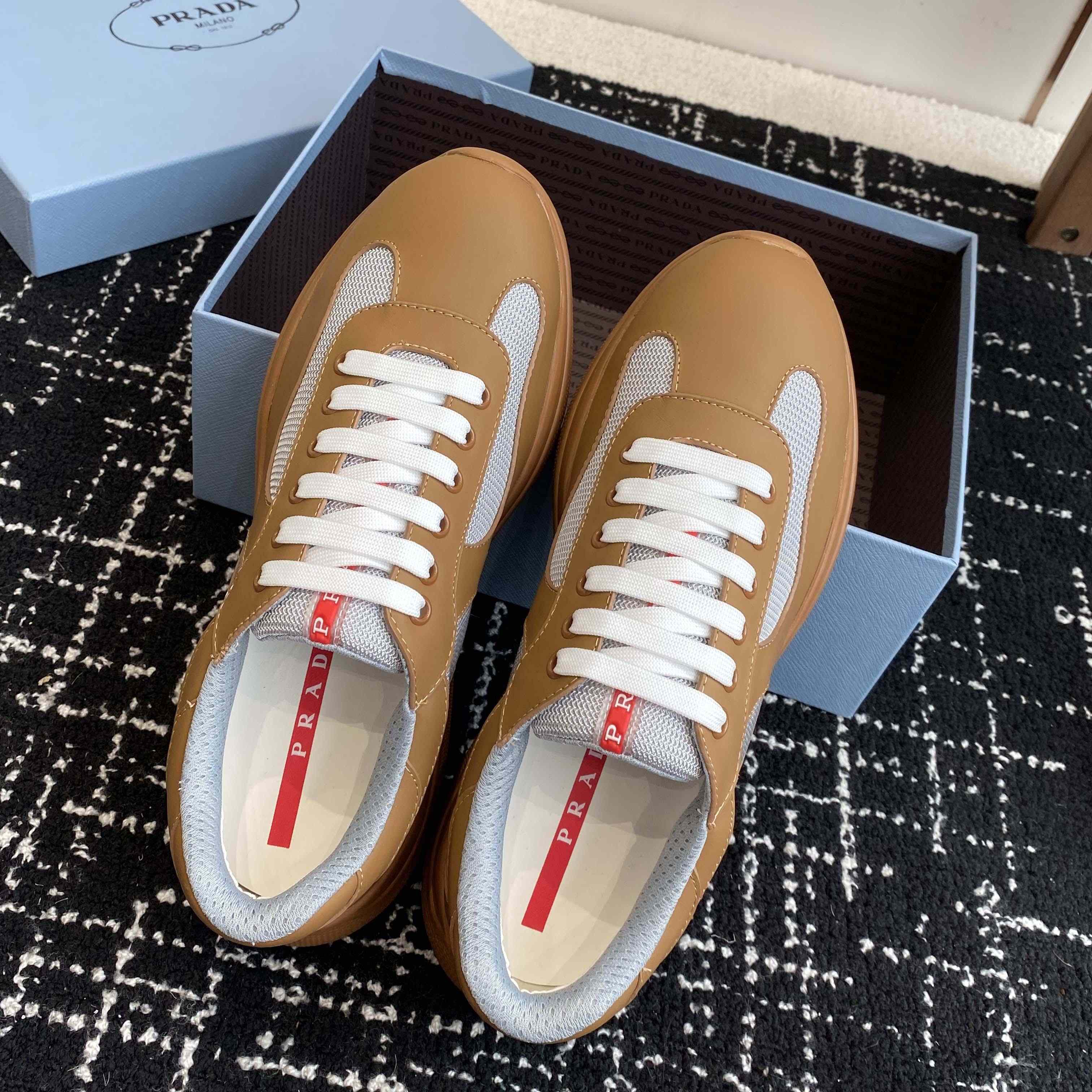 Prada America's Cup Soft Rubber And Bike Fabric Sneakers - EUR FASHION