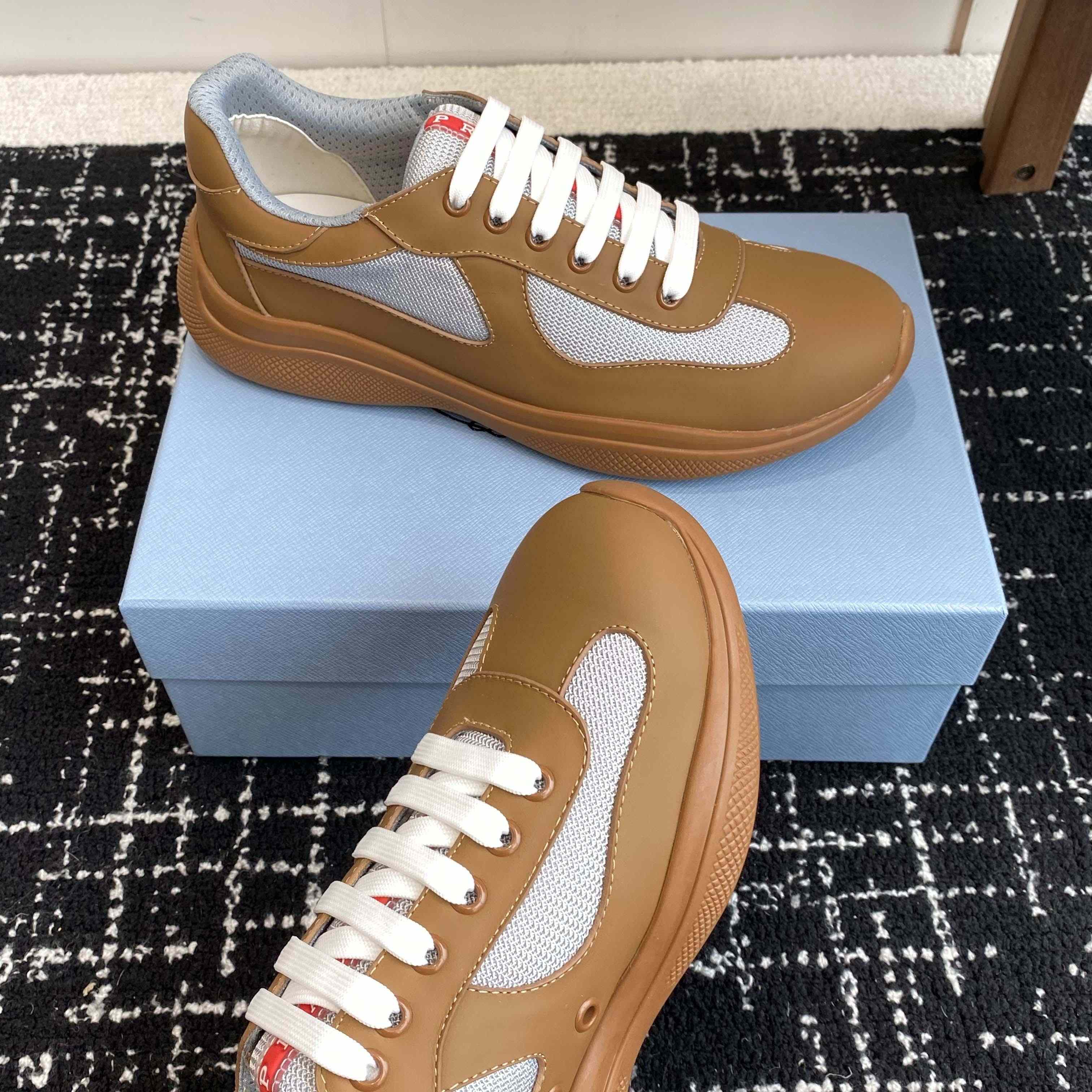 Prada America's Cup Soft Rubber And Bike Fabric Sneakers - EUR FASHION