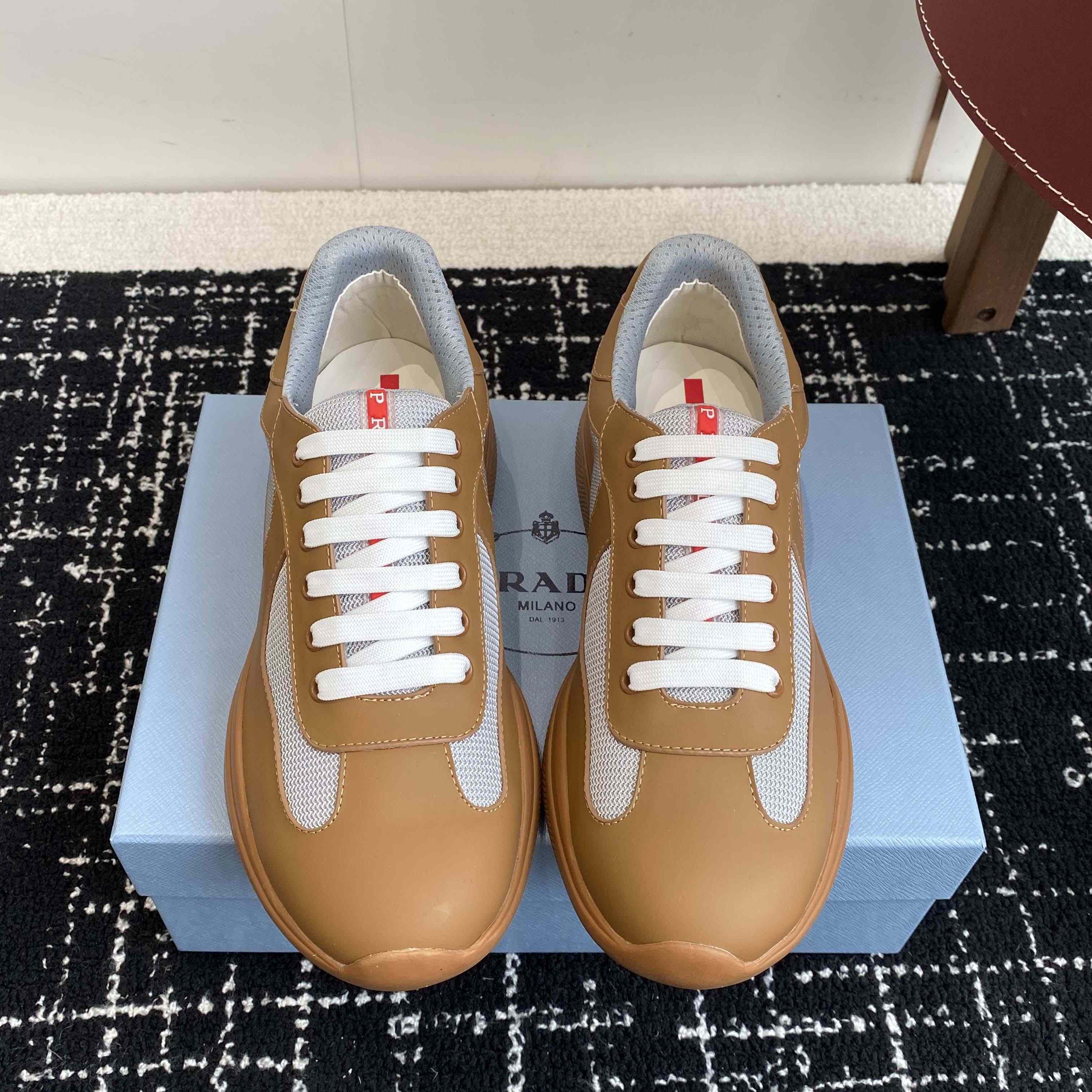 Prada America's Cup Soft Rubber And Bike Fabric Sneakers - EUR FASHION