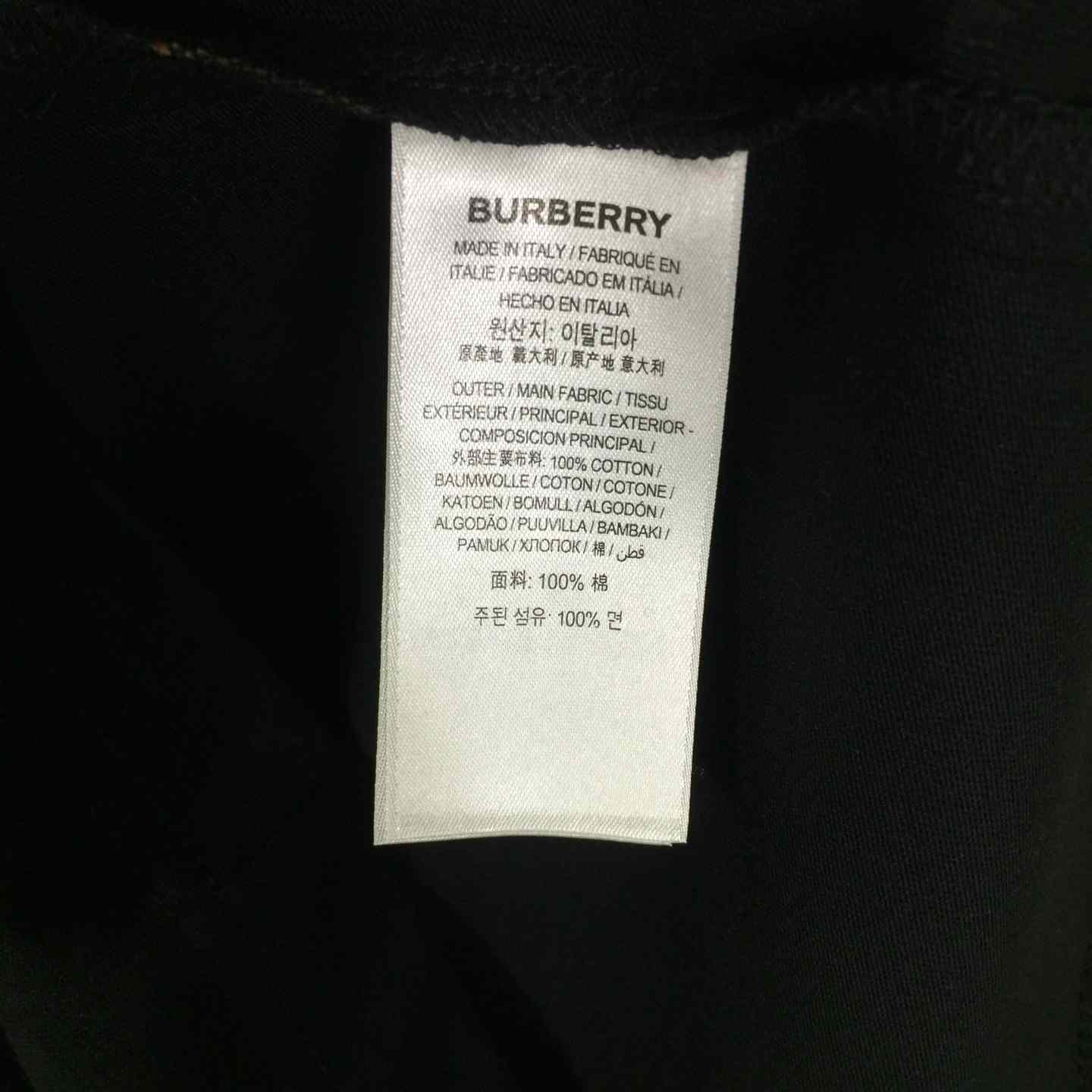 Burberry Check EKD Cotton T-shirt - EUR FASHION