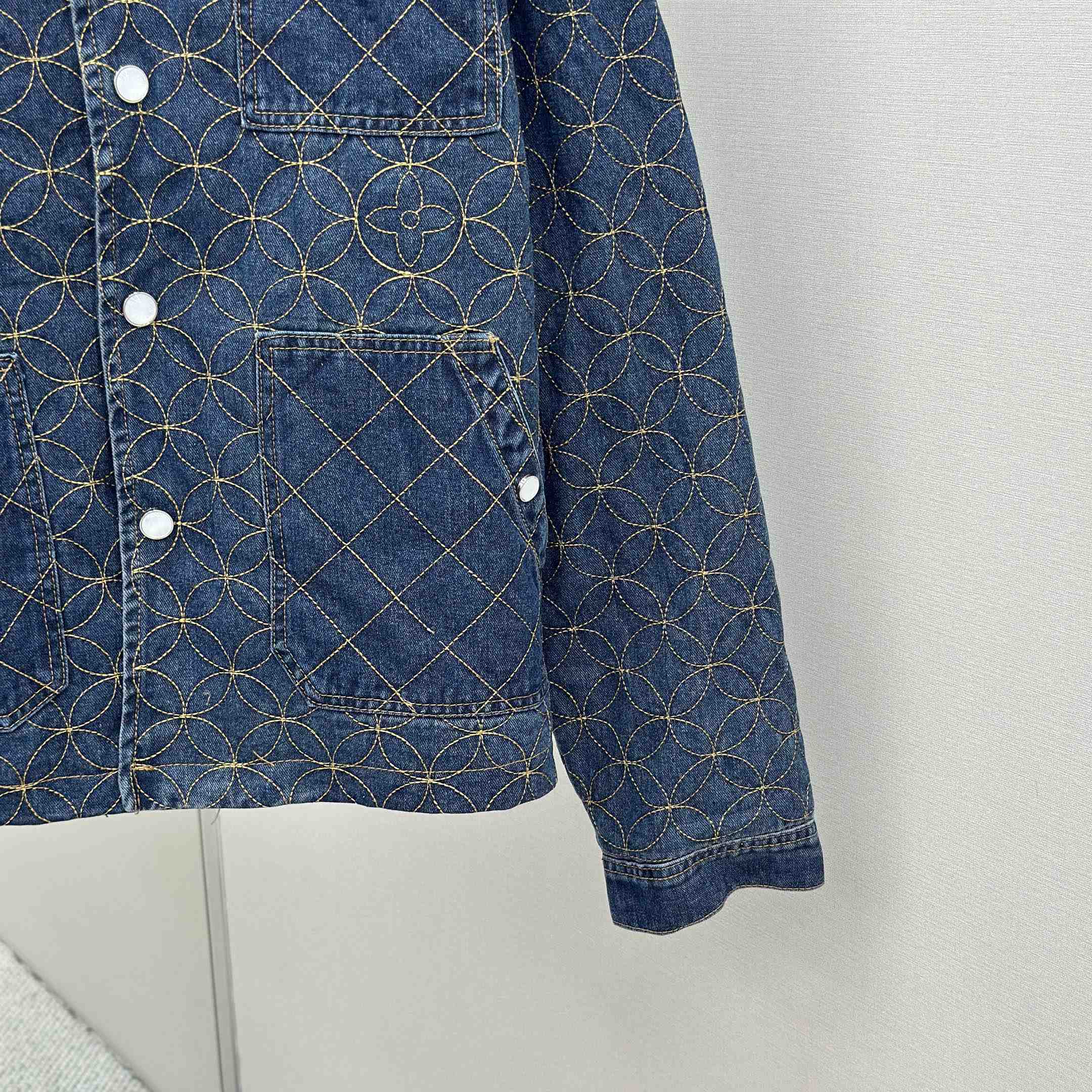Louis Vuitton Embroidered Denim Blouson   1AILM5 - EUR FASHION