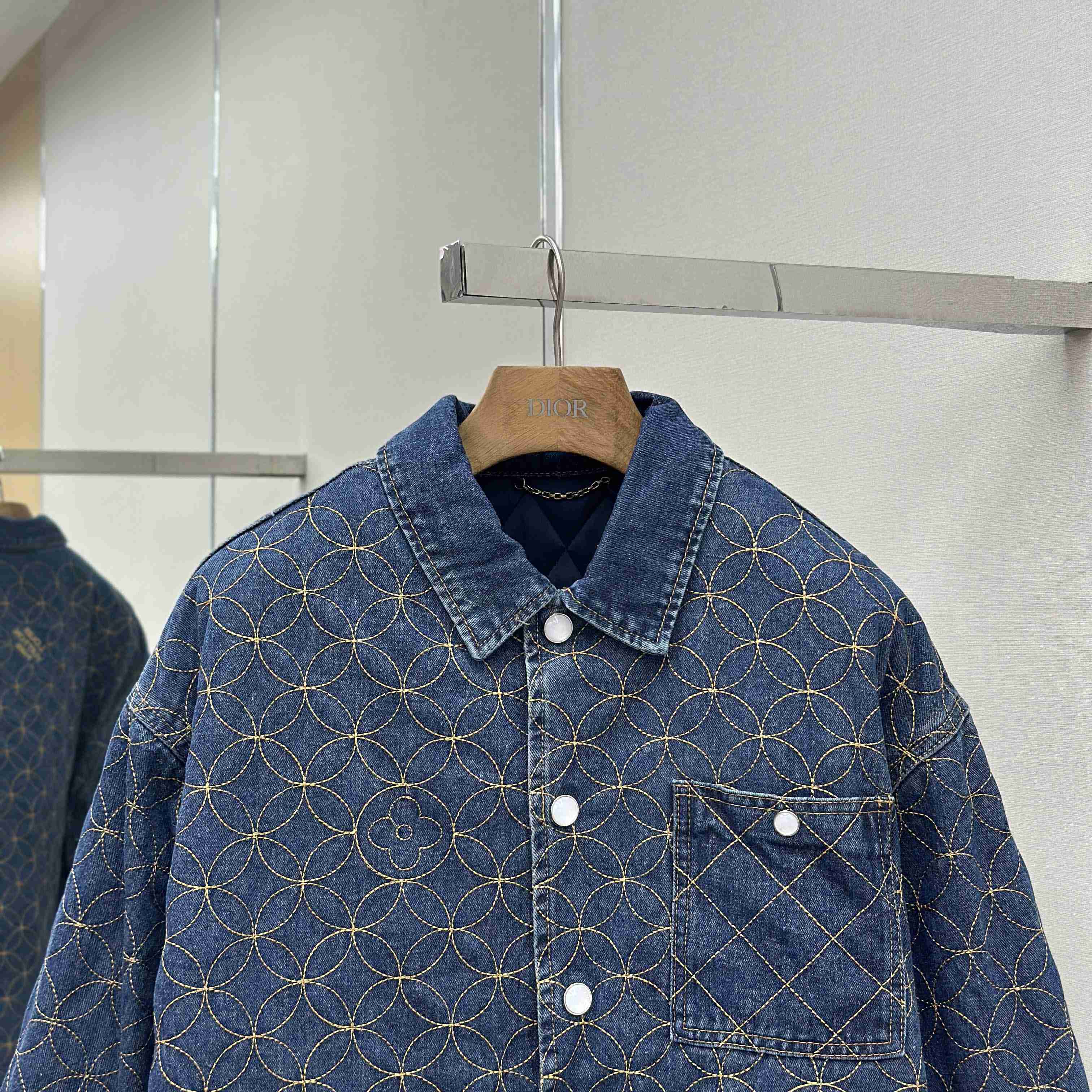Louis Vuitton Embroidered Denim Blouson   1AILM5 - EUR FASHION