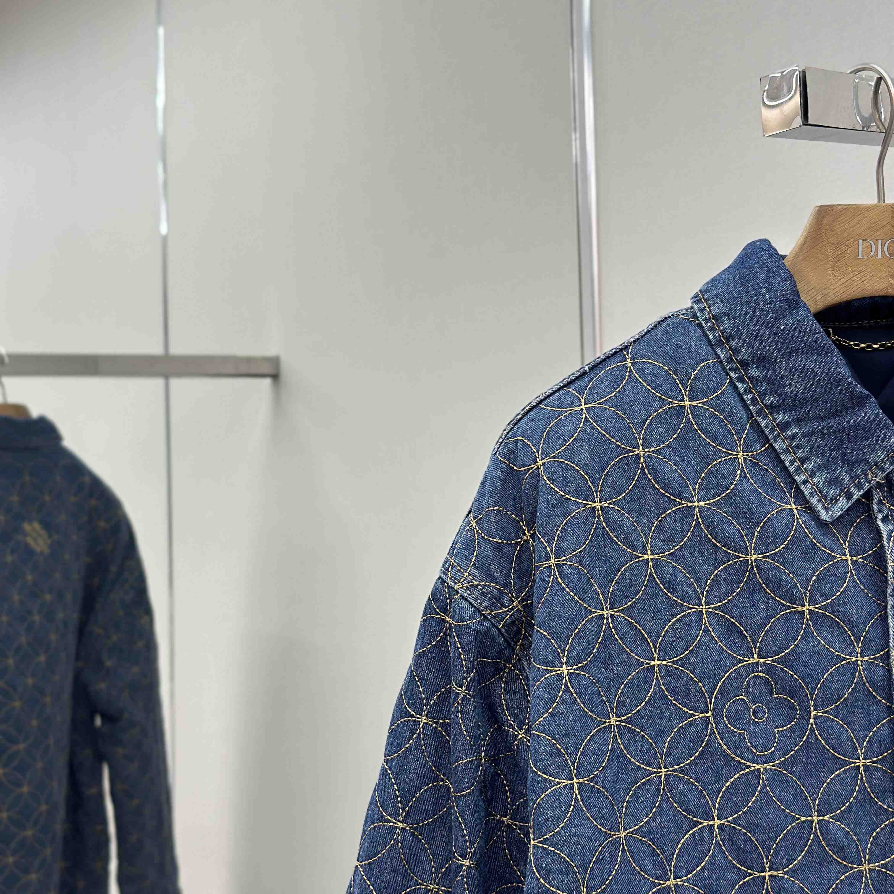 Louis Vuitton Embroidered Denim Blouson   1AILM5 - EUR FASHION