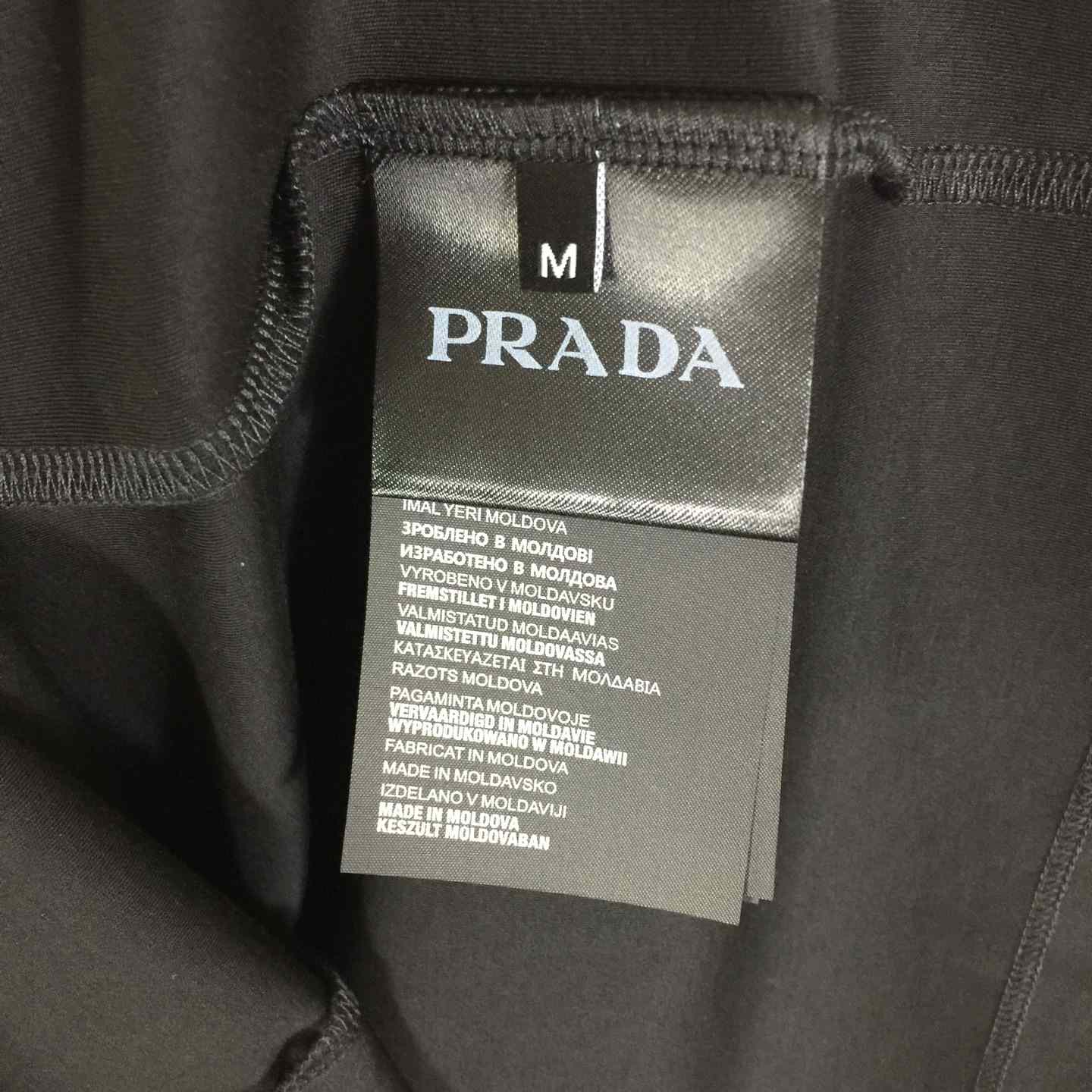 Prada Logo Cotton Tee - EUR FASHION
