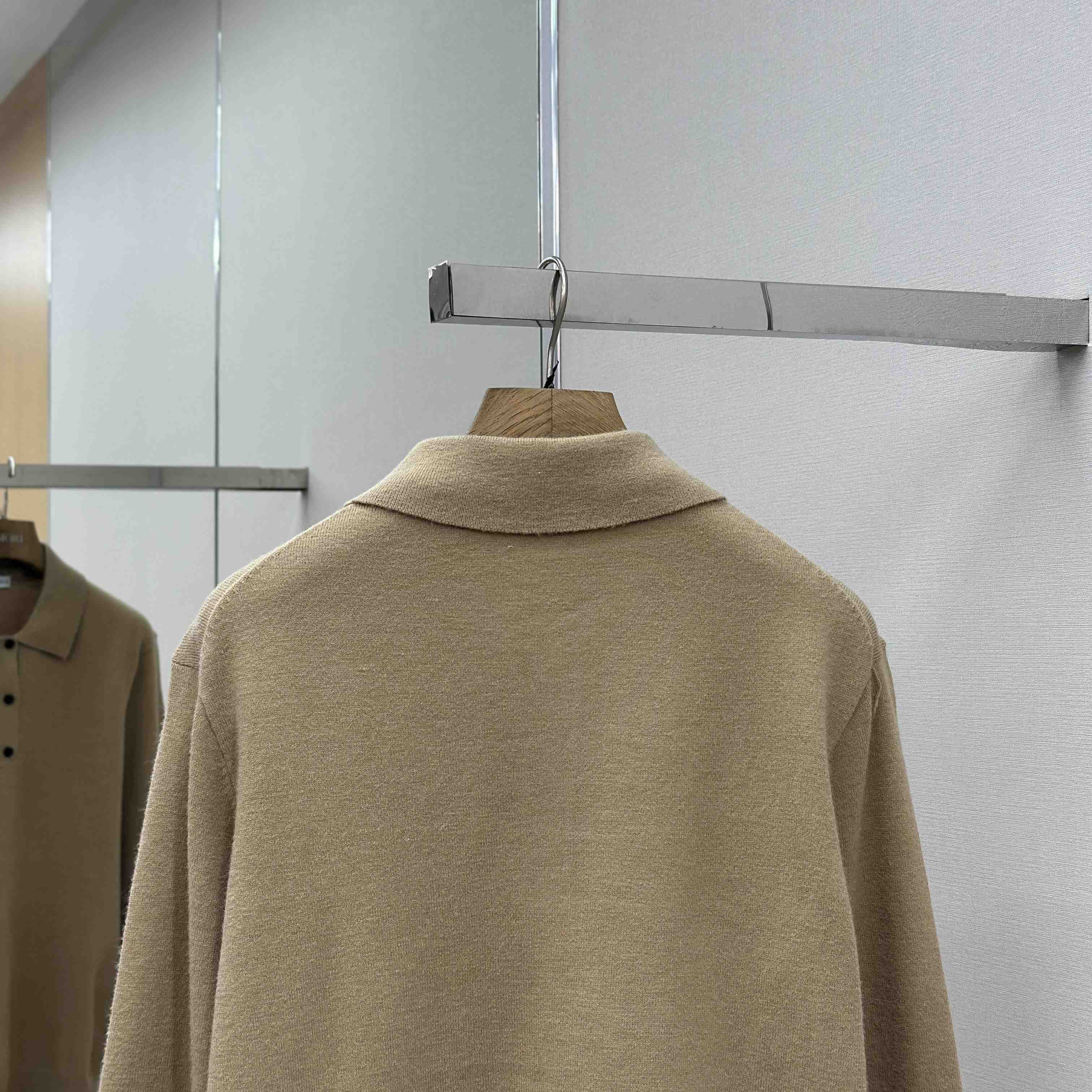 Burberry Long-sleeve Cashmere Blend Polo Shirt - EUR FASHION