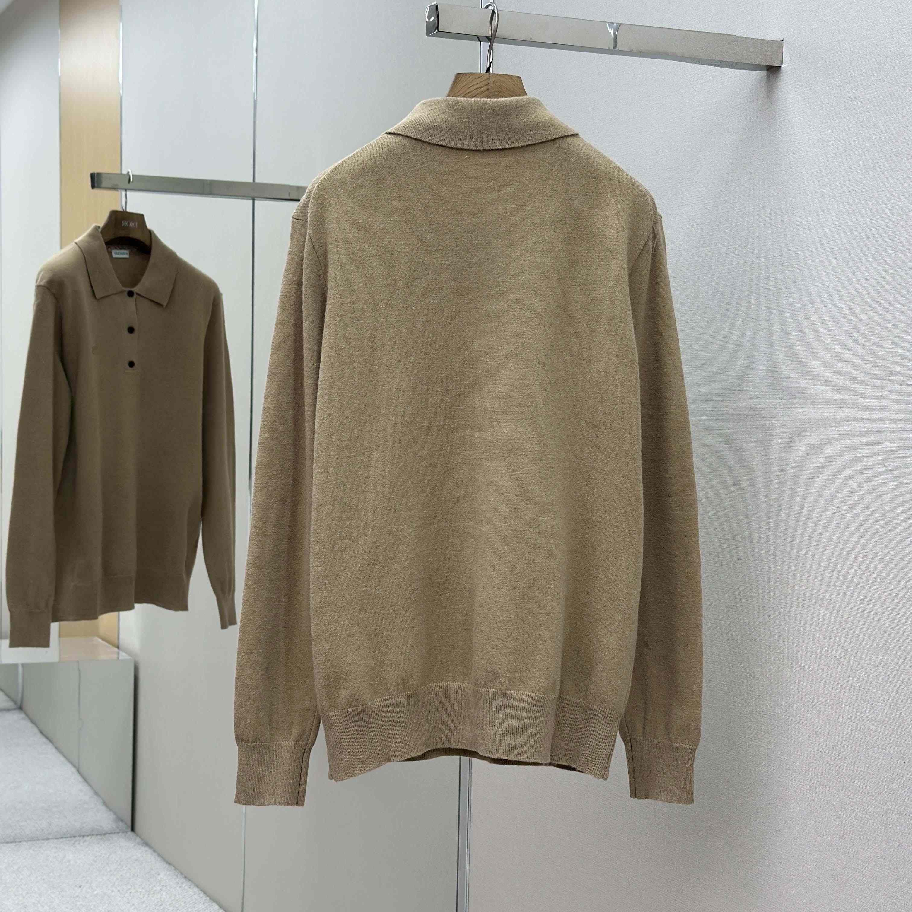 Burberry Long-sleeve Cashmere Blend Polo Shirt - EUR FASHION