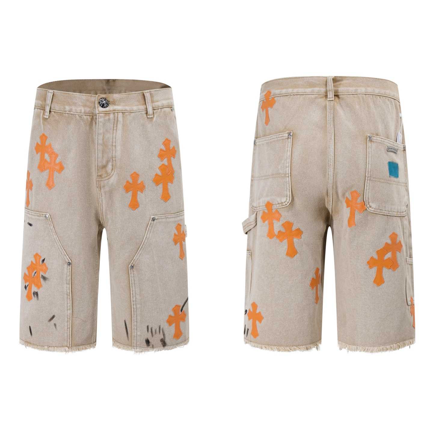 Chrome Hearts Denim Shorts - EUR FASHION