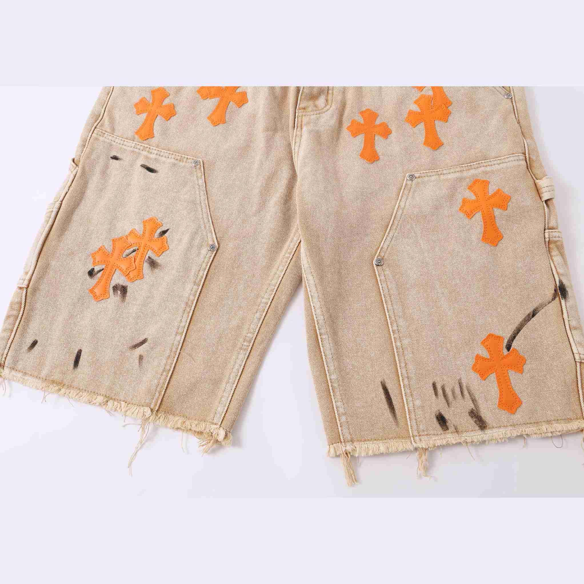 Chrome Hearts Denim Shorts - EUR FASHION