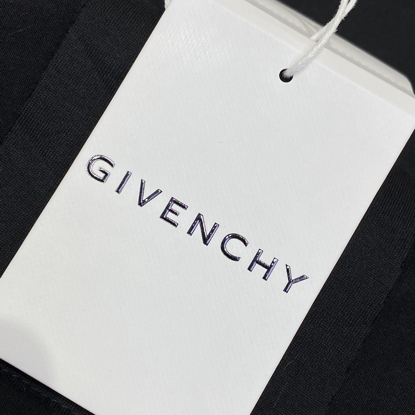 Givenchy Maison GIVENCHY t-shirt in cotton in - black/green - EUR FASHION