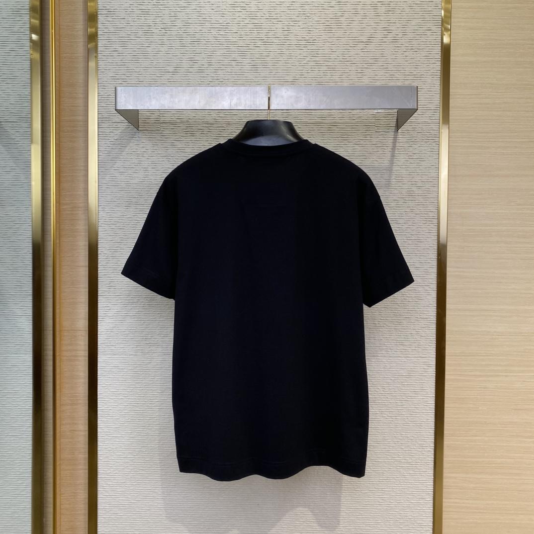 Givenchy Maison GIVENCHY t-shirt in cotton in - black/green - EUR FASHION