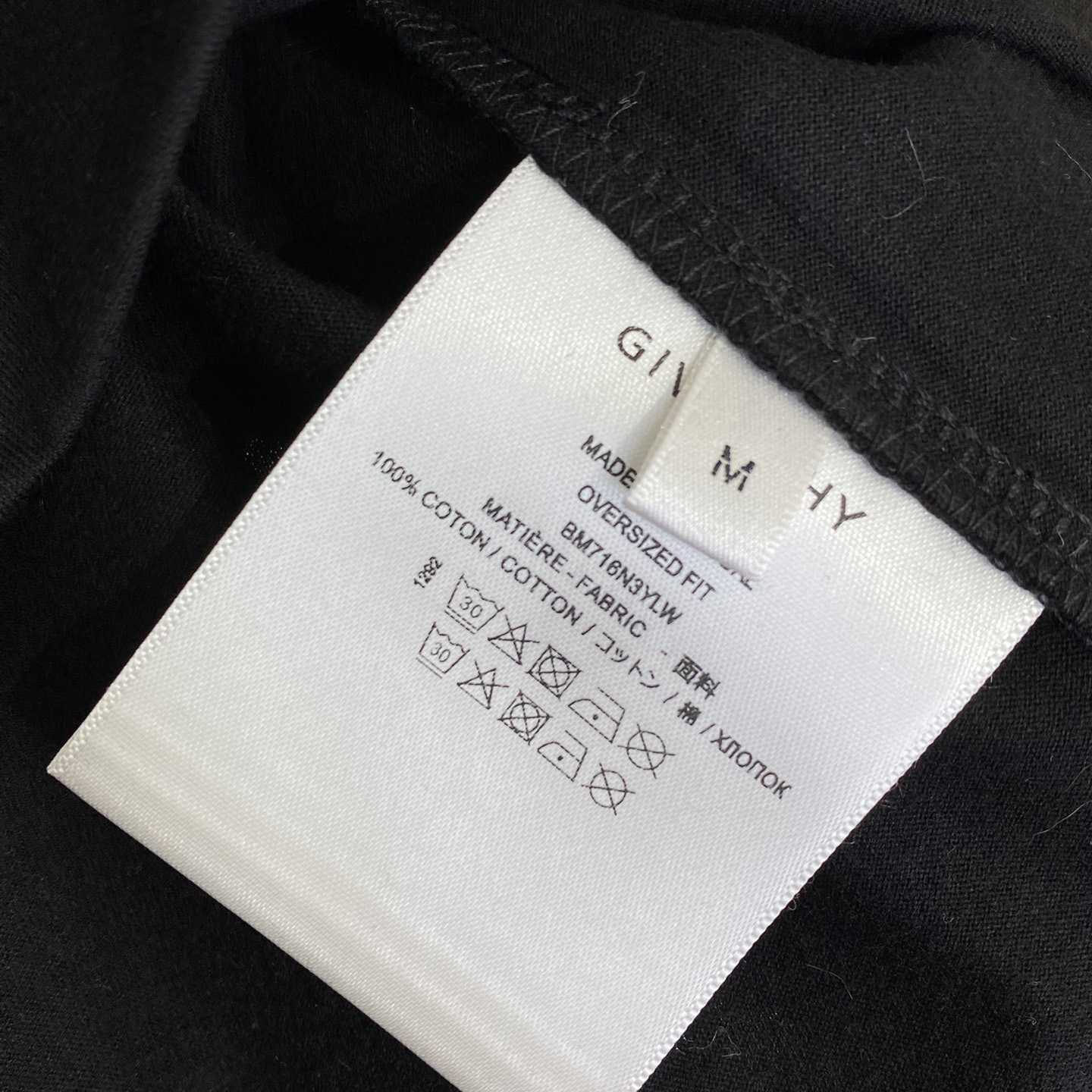 Givenchy Maison GIVENCHY t-shirt in cotton in - black/green - EUR FASHION
