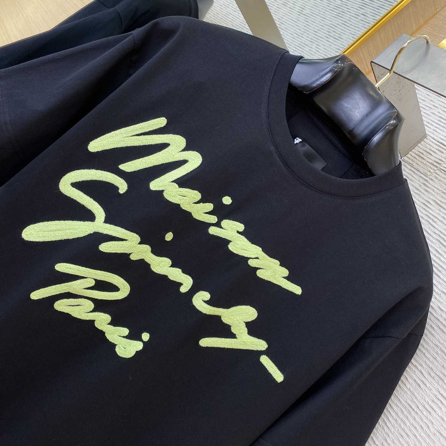 Givenchy Maison GIVENCHY t-shirt in cotton in - black/green - EUR FASHION
