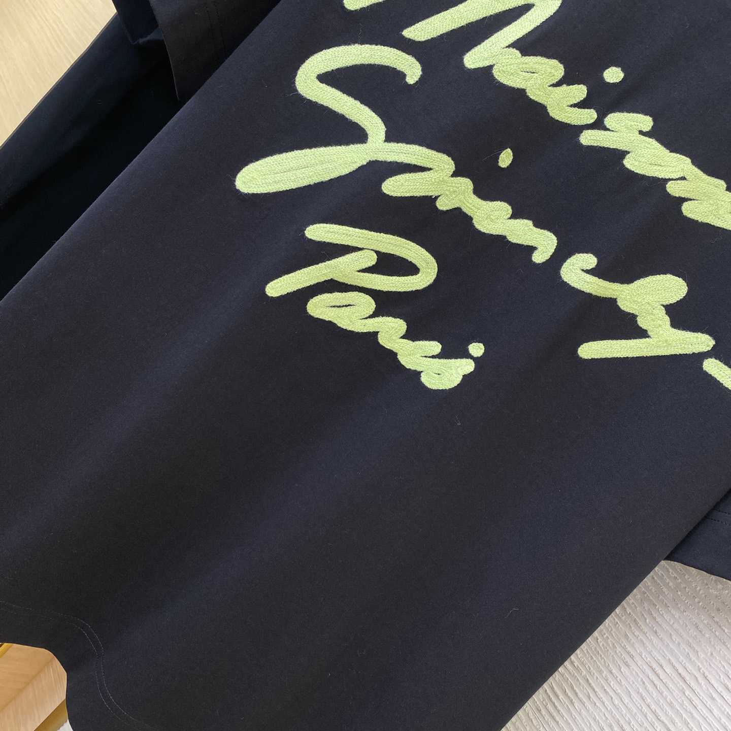 Givenchy Maison GIVENCHY t-shirt in cotton in - black/green - EUR FASHION
