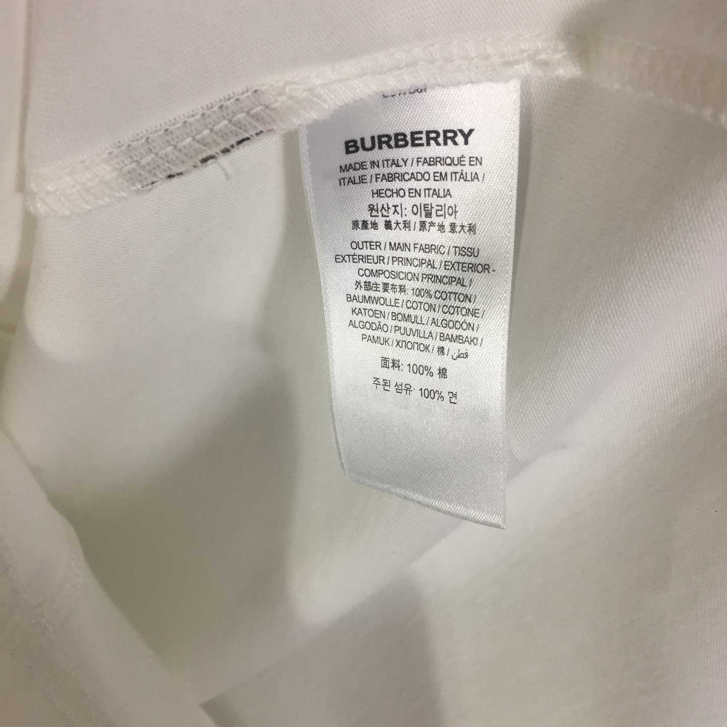 Burberry Check EKD Cotton T-shirt - EUR FASHION