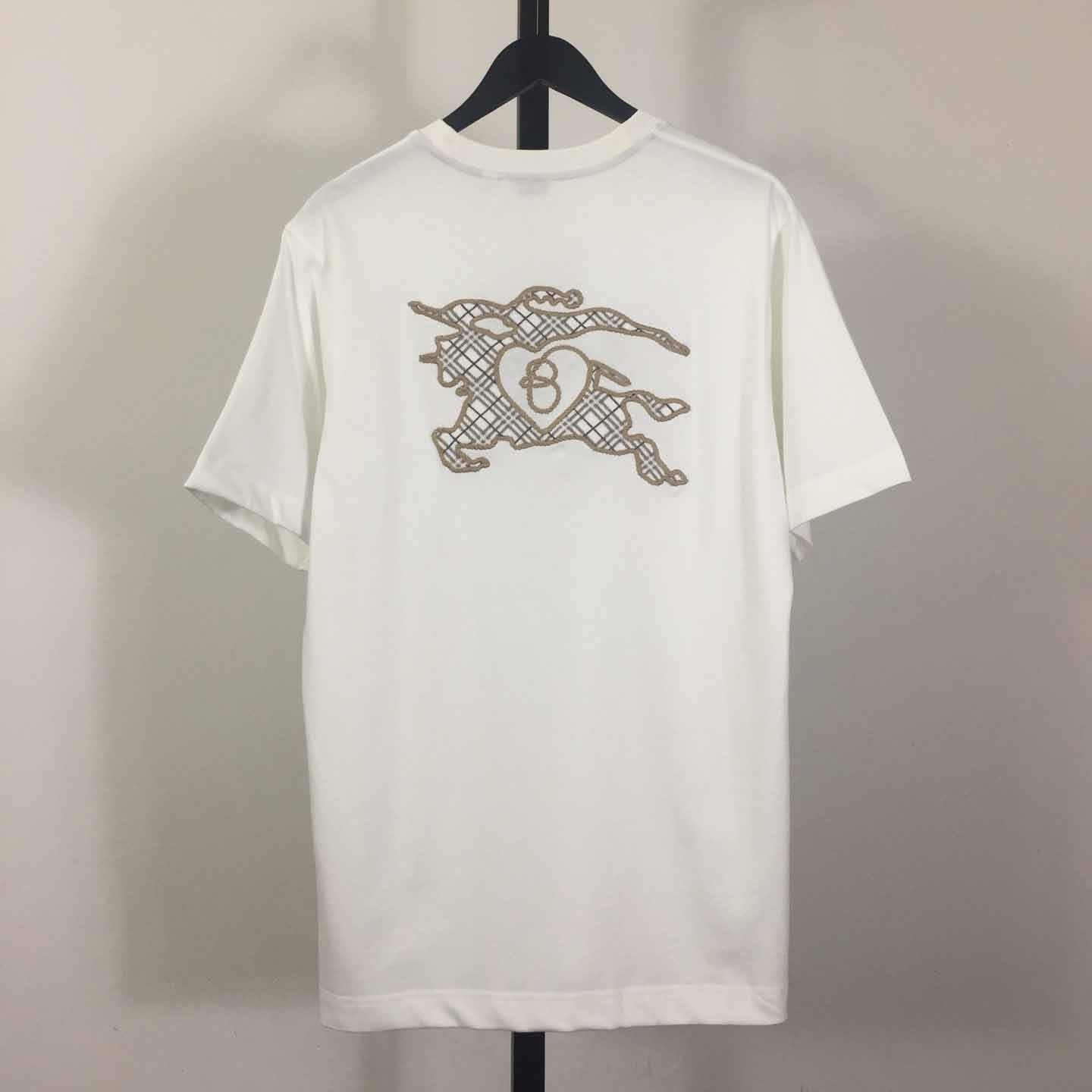 Burberry Check EKD Cotton T-shirt - EUR FASHION