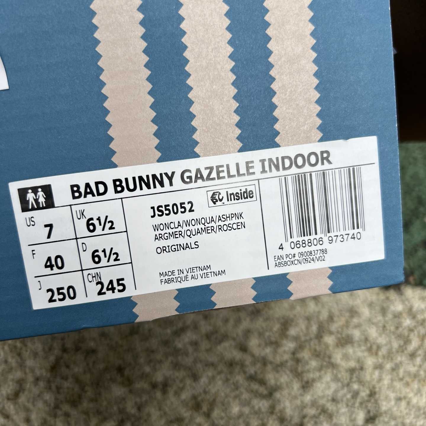 Bad Bunny x Adidas Gazelle   JS5052 - EUR FASHION