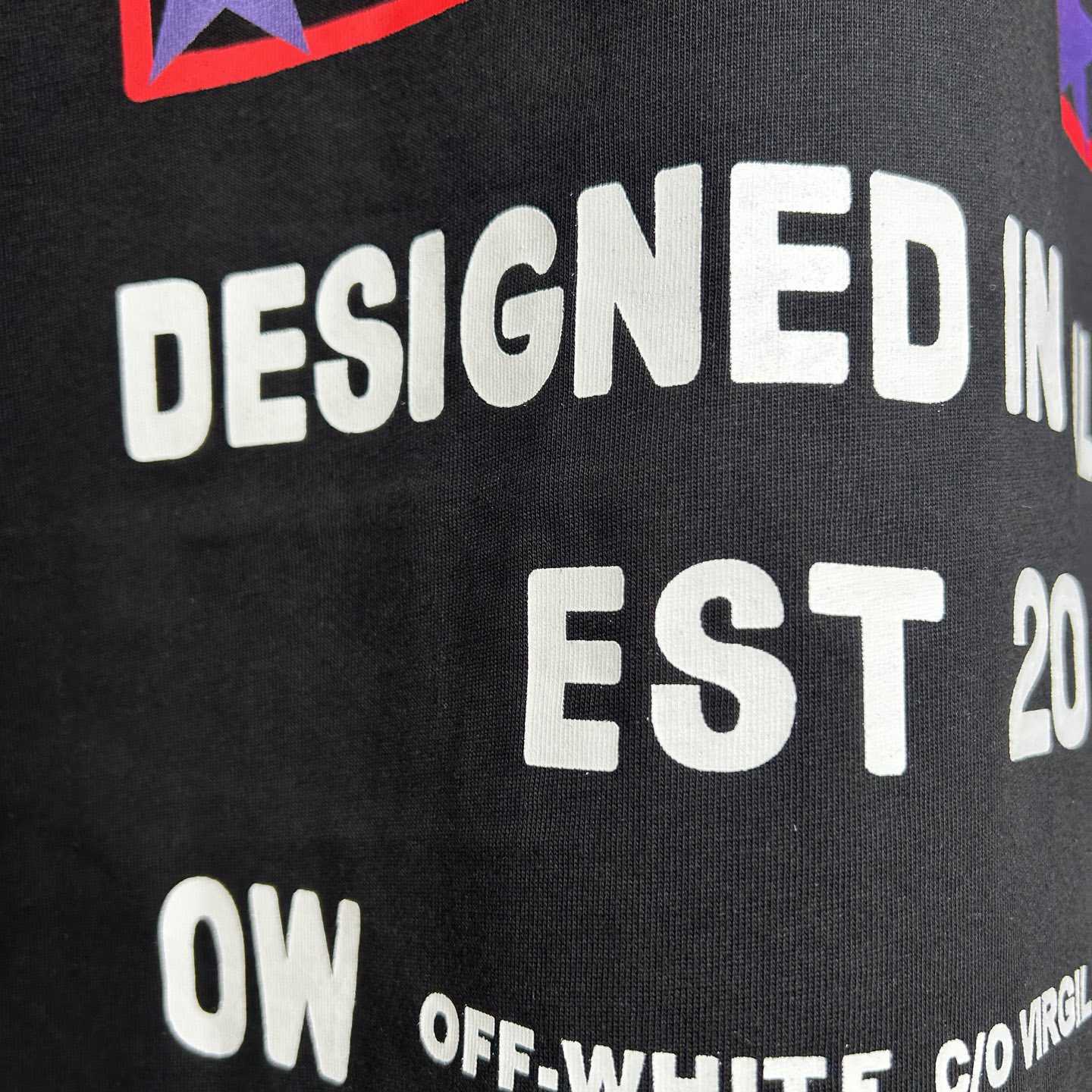 Off-White Black Starry Arrow T-Shirt - EUR FASHION